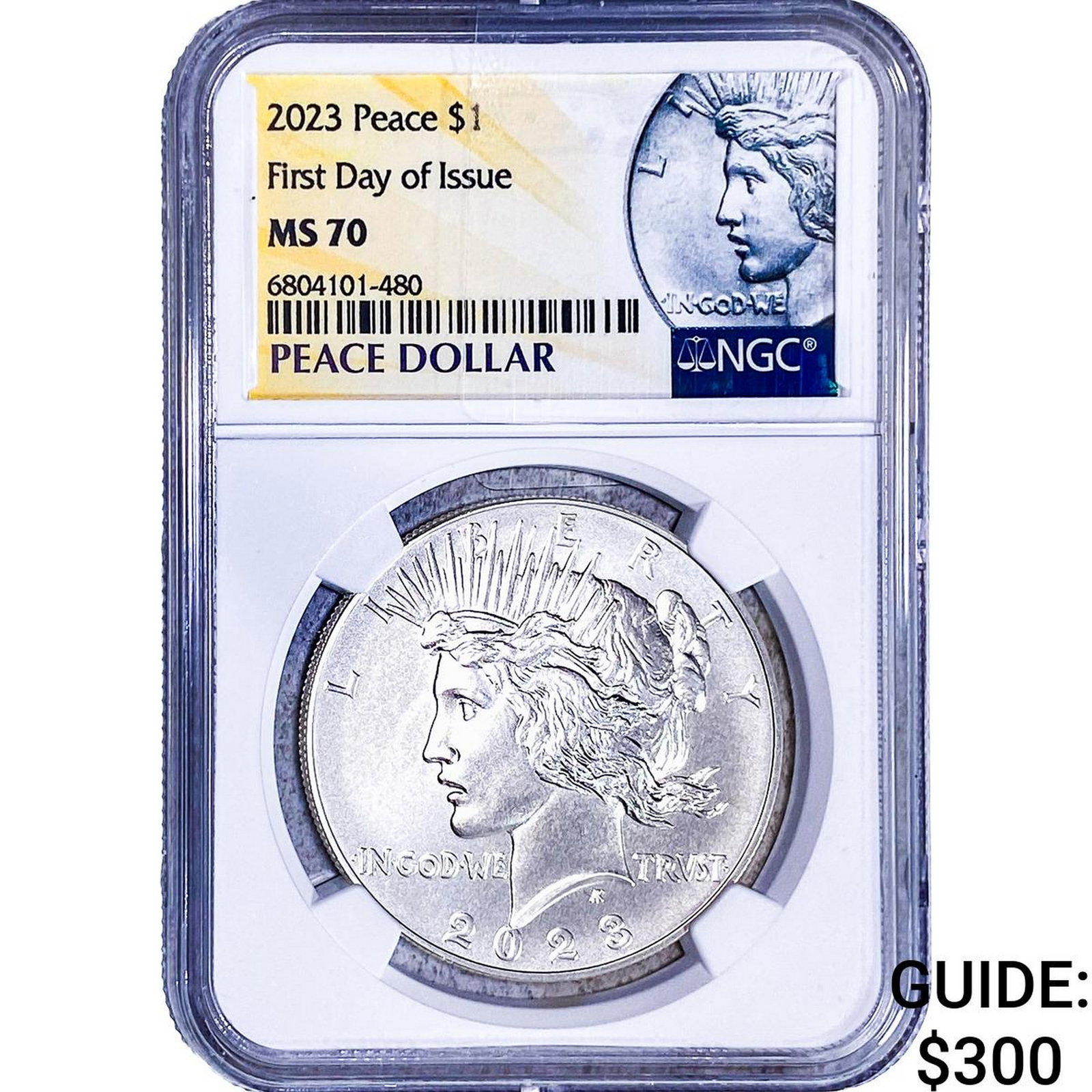 2023 Silver Peace Dollar NGC MS70: 2023 Silver Peace Dollar NGC MS70