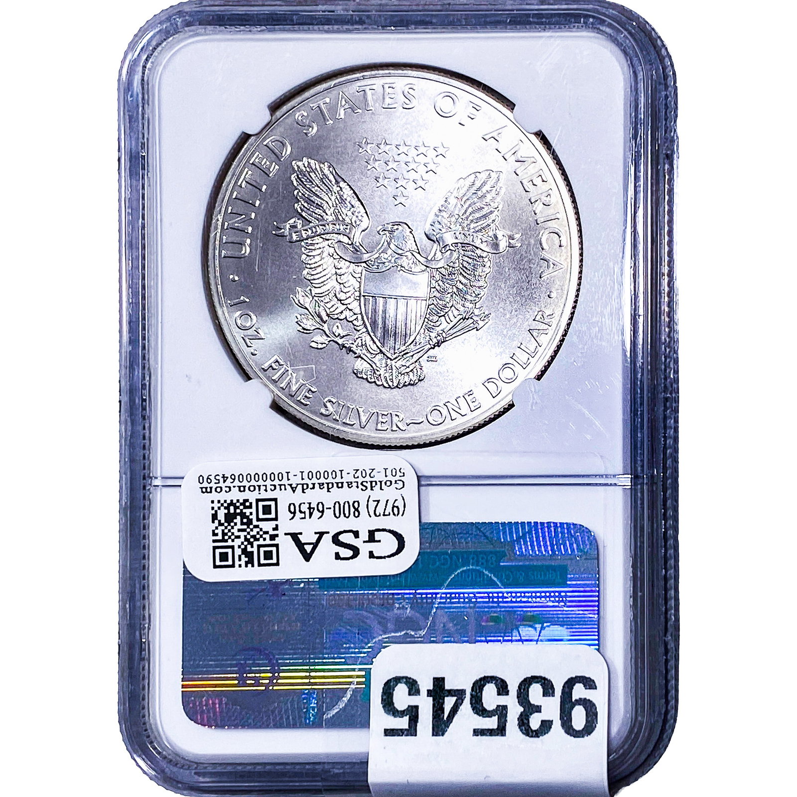 2105 Silver Eagle NGC MS69 - 2