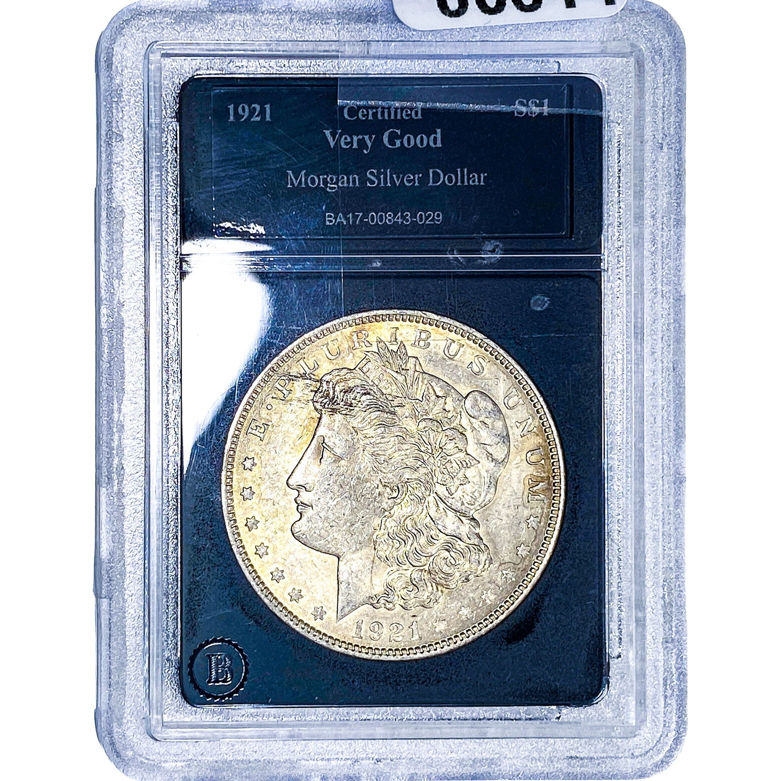 1921 Morgan Silver Dollar Very Good (1 of 2)