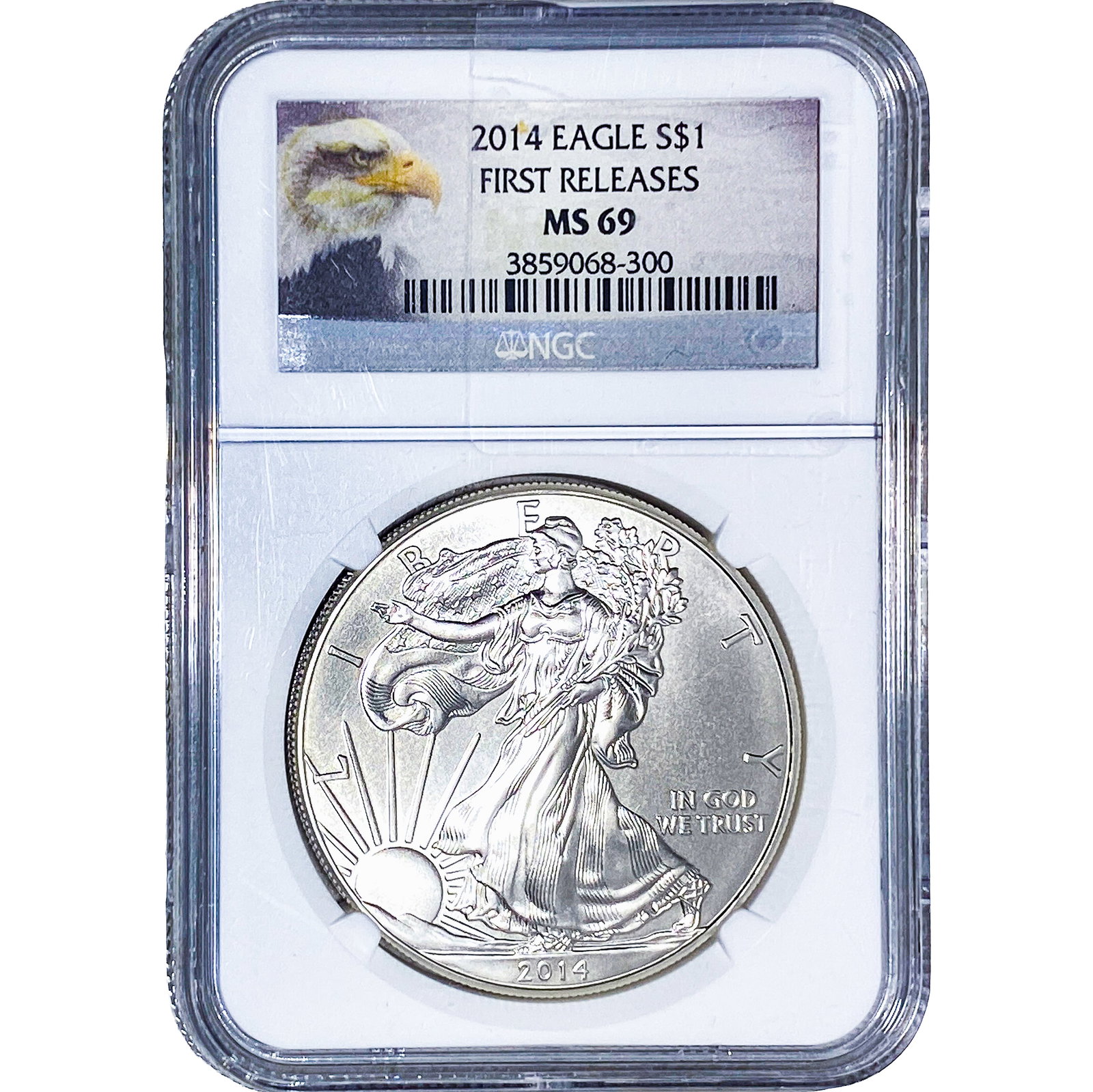 2014 Silver Eagle NGC MS69: 2014 Silver Eagle NGC MS69