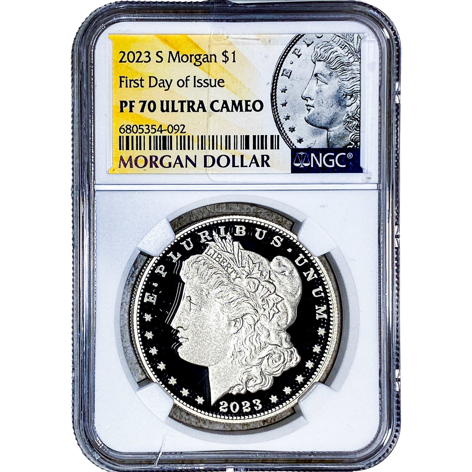 2023-S Morgan Silver Dollar NGC PF70 Ultra Cameo: 2023-S Morgan Silver Dollar NGC PF70 Ultra Cameo