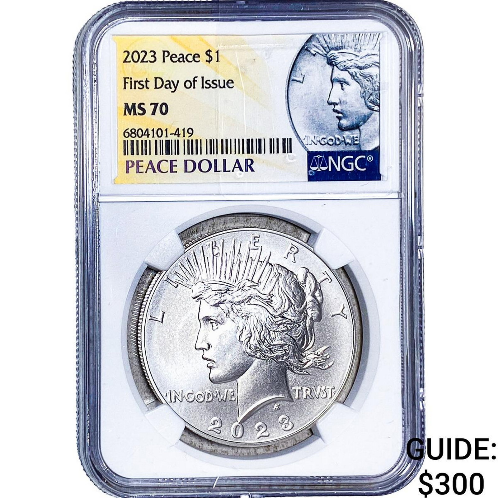 2023 Silver Peace Dollar NGC MS70: 2023 Silver Peace Dollar NGC MS70