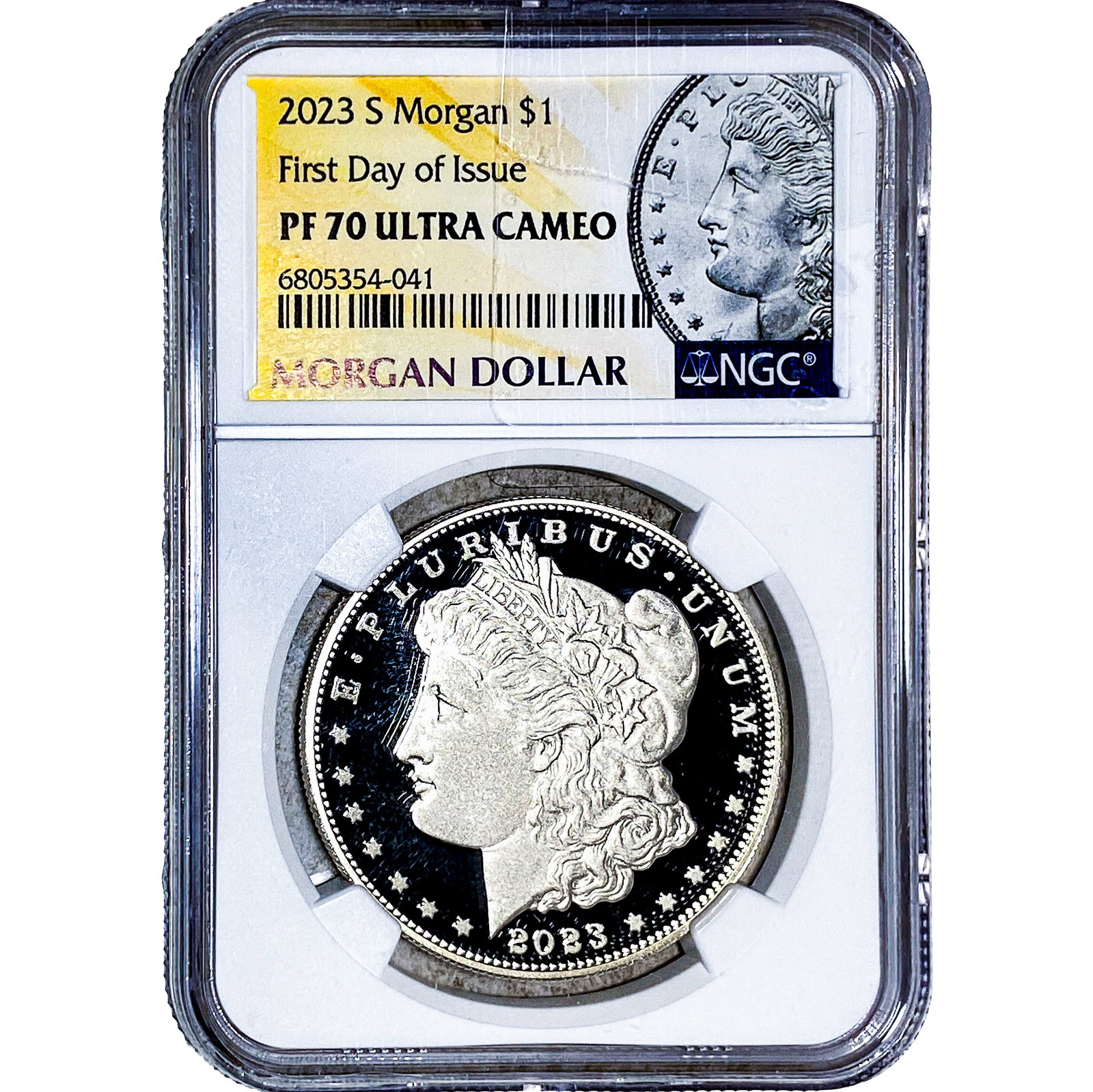 2023-S Morgan Silver Dollar NGC PF70 Ultra Cameo: 2023-S Morgan Silver Dollar NGC PF70 Ultra Cameo