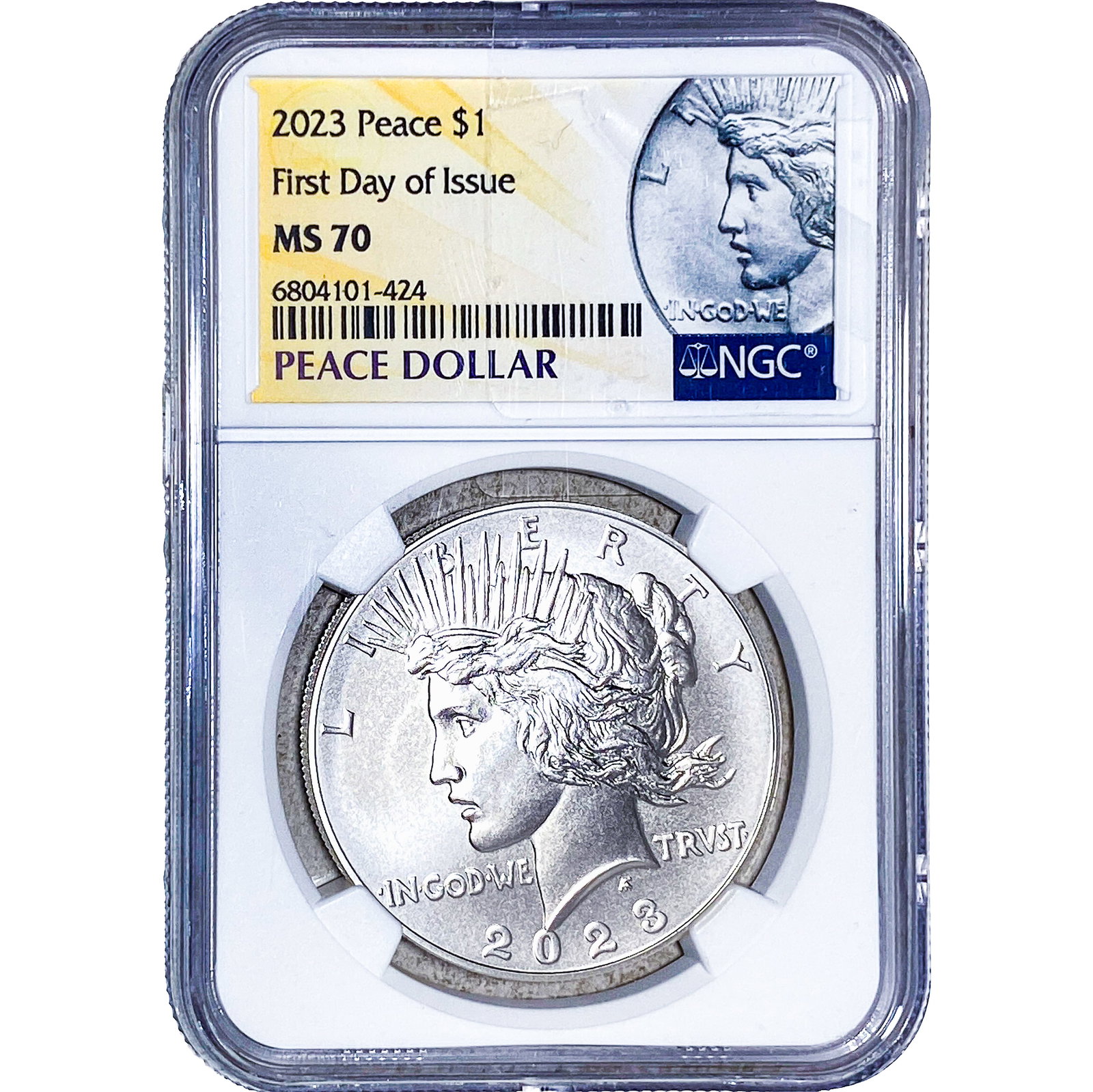 2023 Silver Peace Dollar NGC MS70: 2023 Silver Peace Dollar NGC MS70