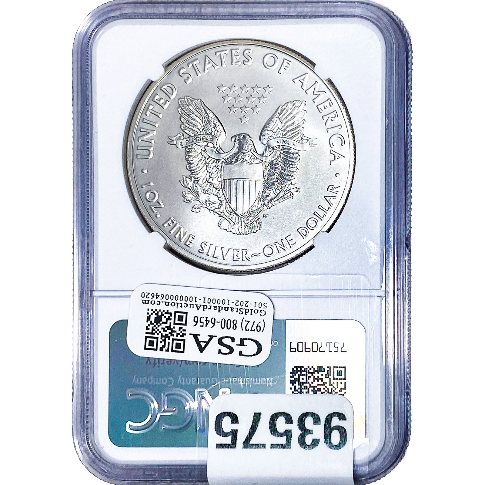 2020 Silver Eagle NGC MS69 - 2