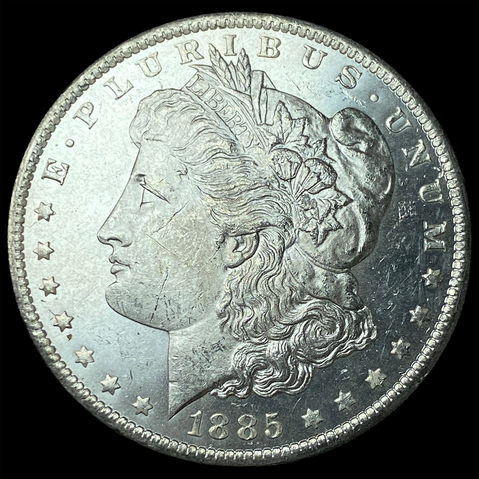 1885-O Silver Morgan Dollar CHOICE BU: 1885-O Silver Morgan Dollar CHOICE BU