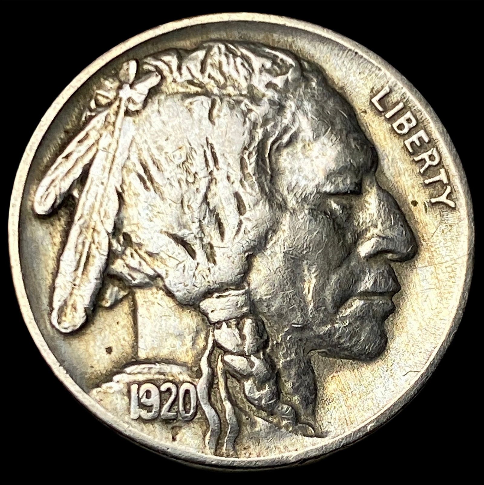 1920-S Buffalo Nickel NEARLY UNCIRCULATED (1 of 2)
