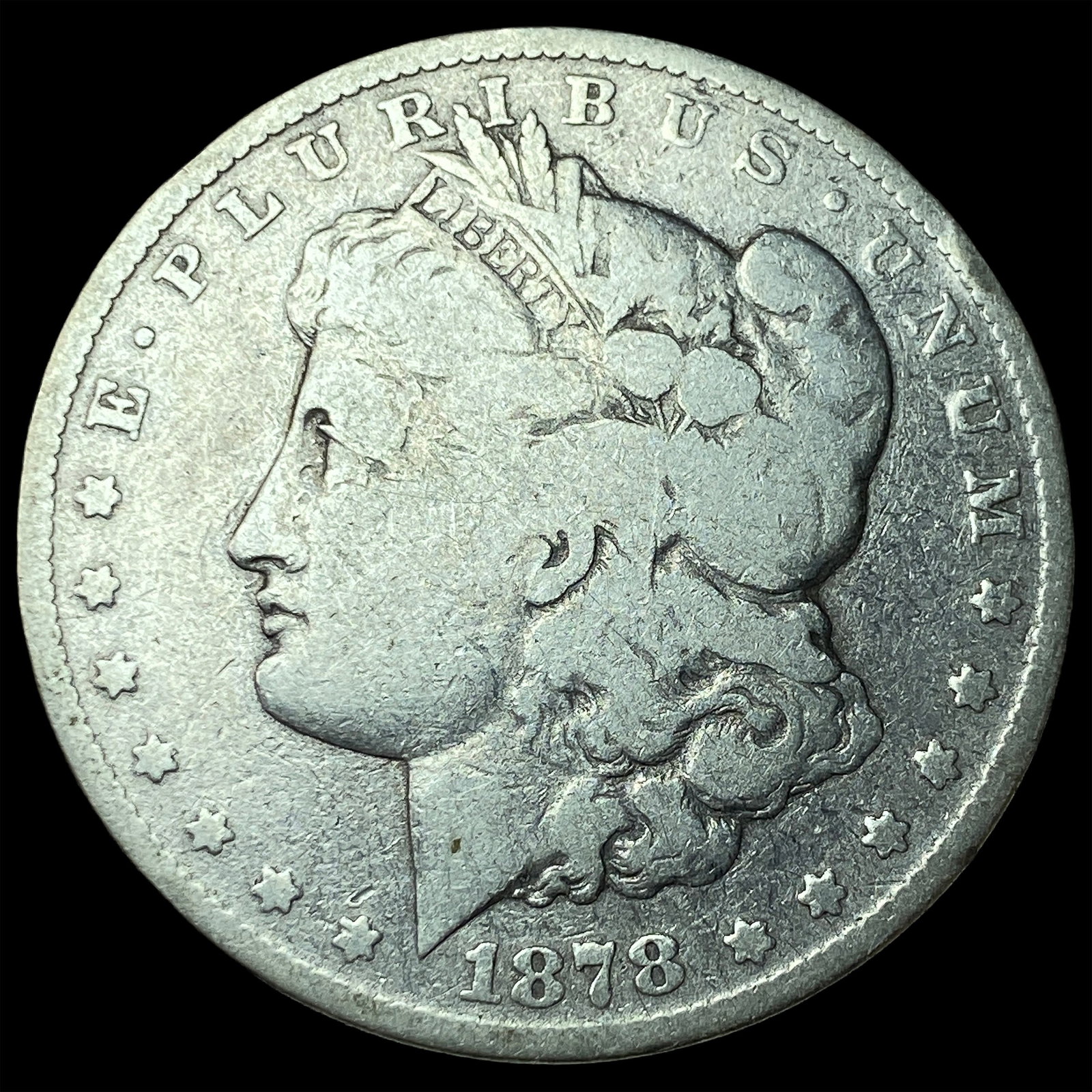 1878-S Silver Morgan Dollar NICELY CIRCULATED (1 of 2)