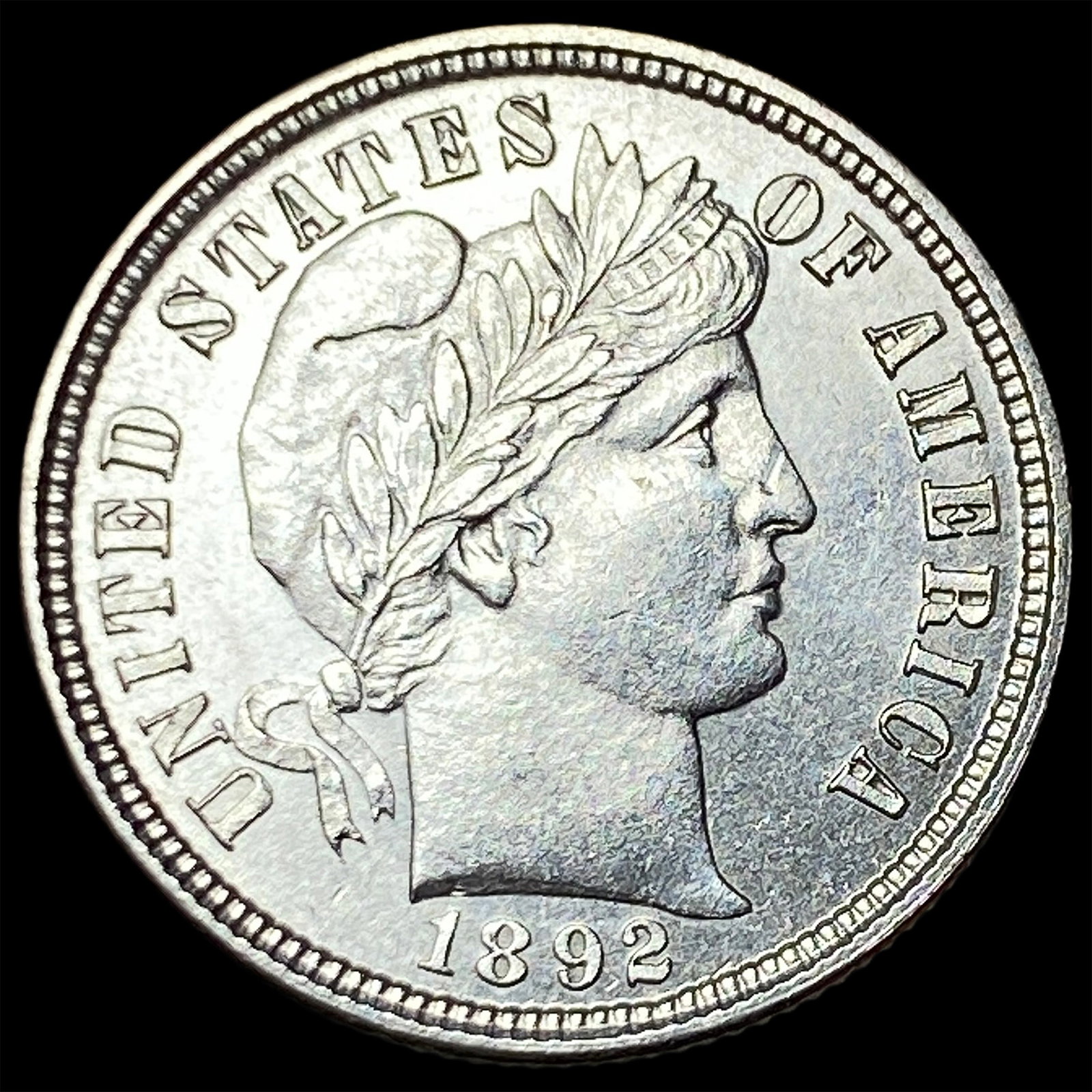 1892 Silver Barber Dime UNCIRCULATED (1 of 2)