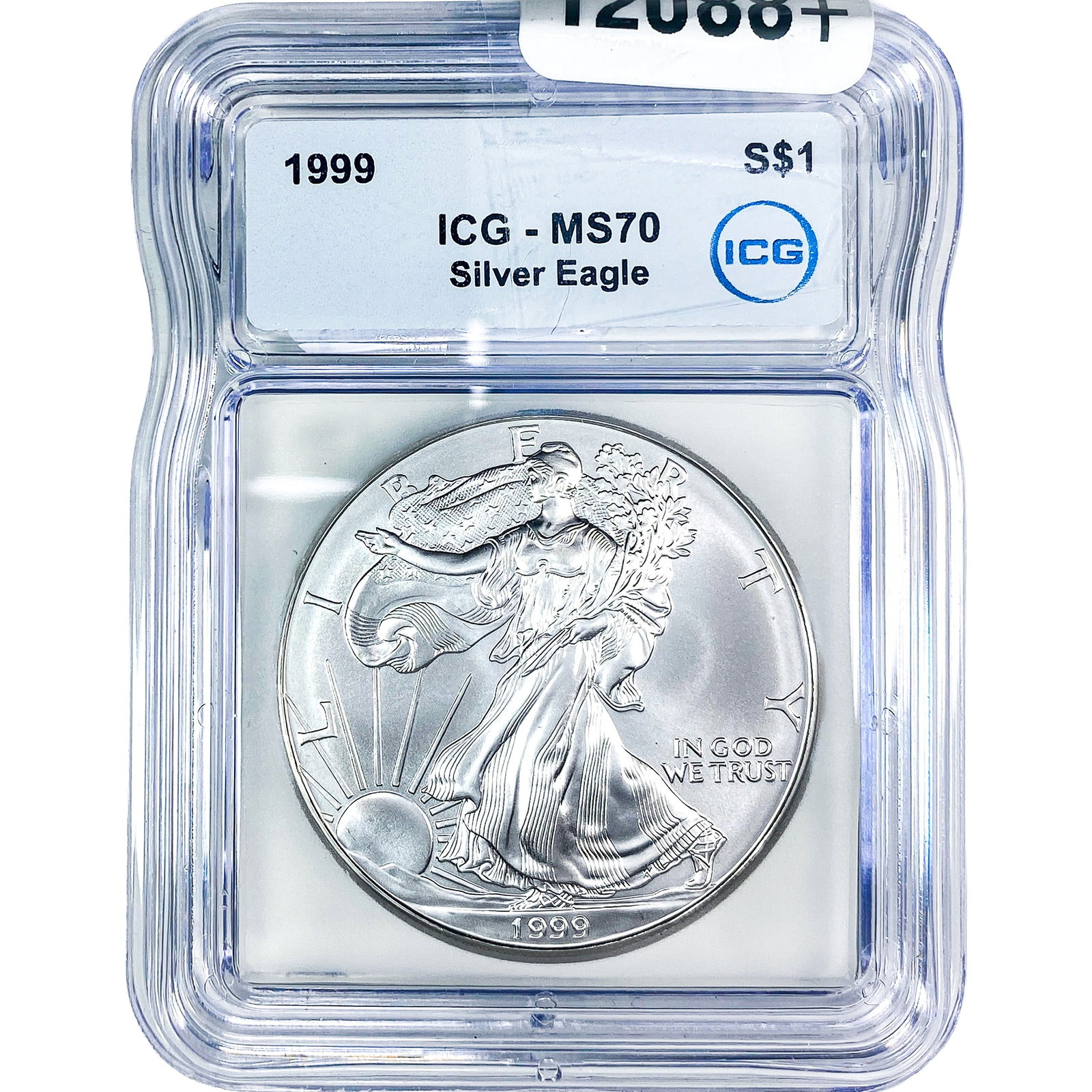 1999 Silver Eagle ICG MS70: 1999 Silver Eagle ICG MS70