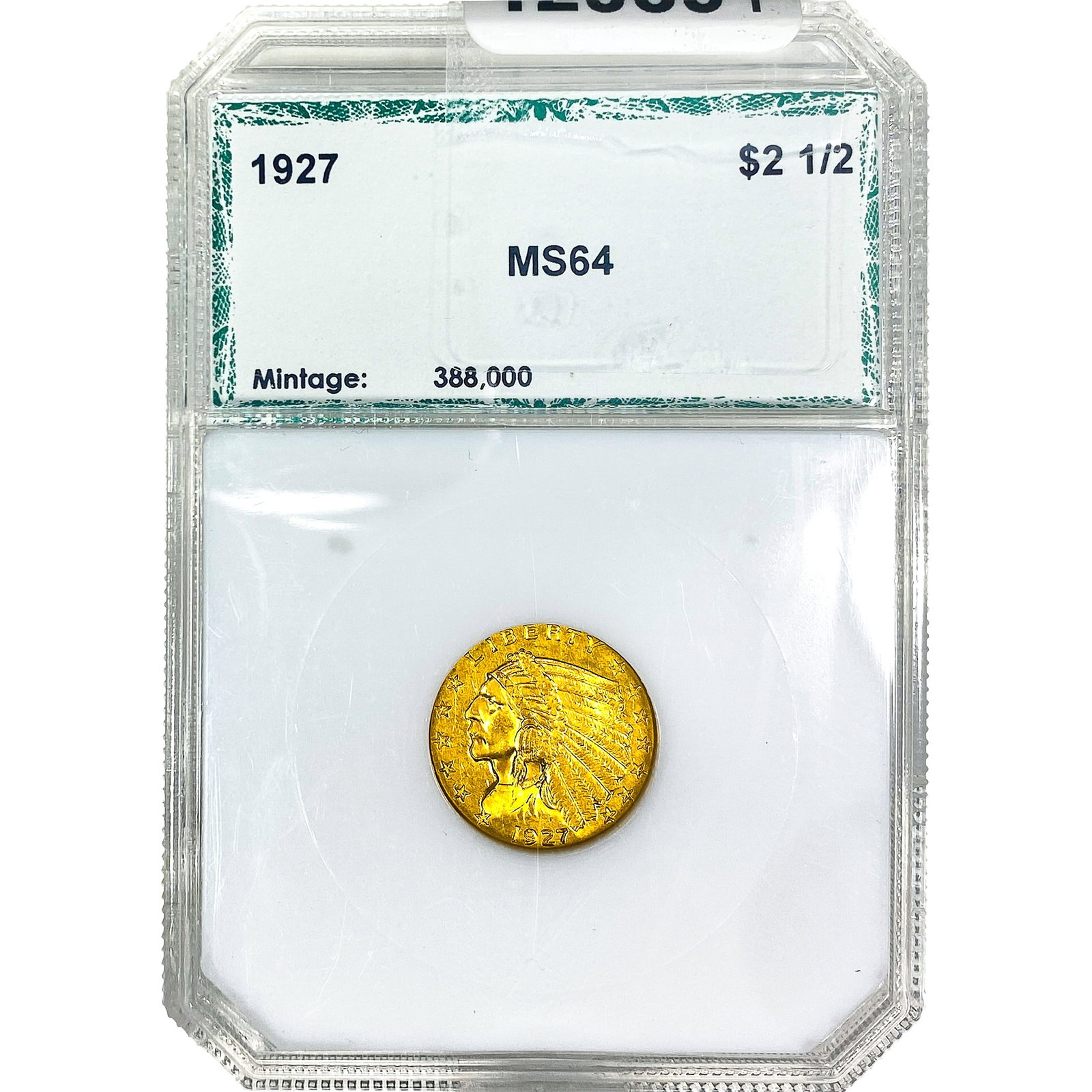 1927 $2.50 Gold Quarter Eagle PCI MS64 (1 of 4)