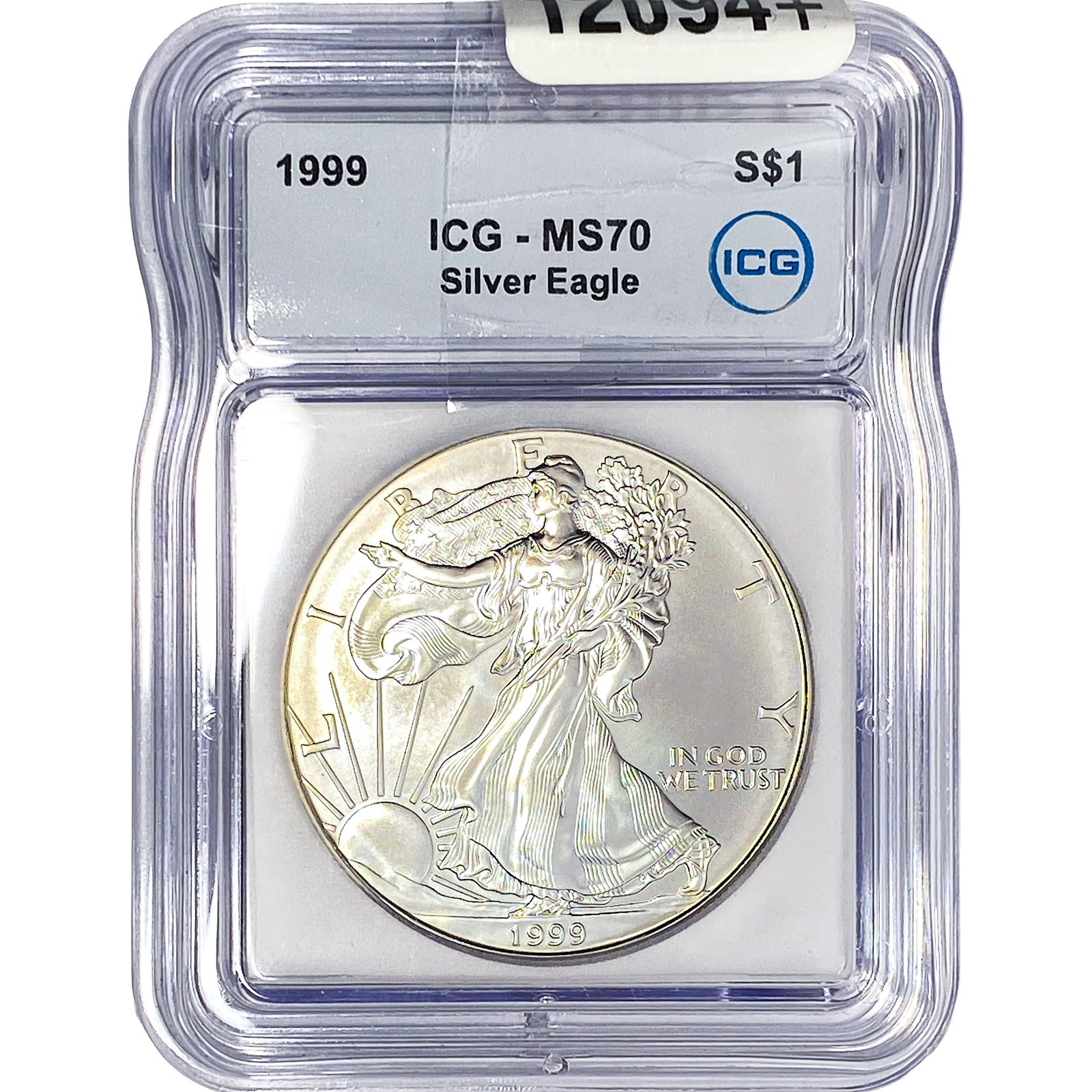 1999 Silver Eagle ICG MS70: 1999 Silver Eagle ICG MS70