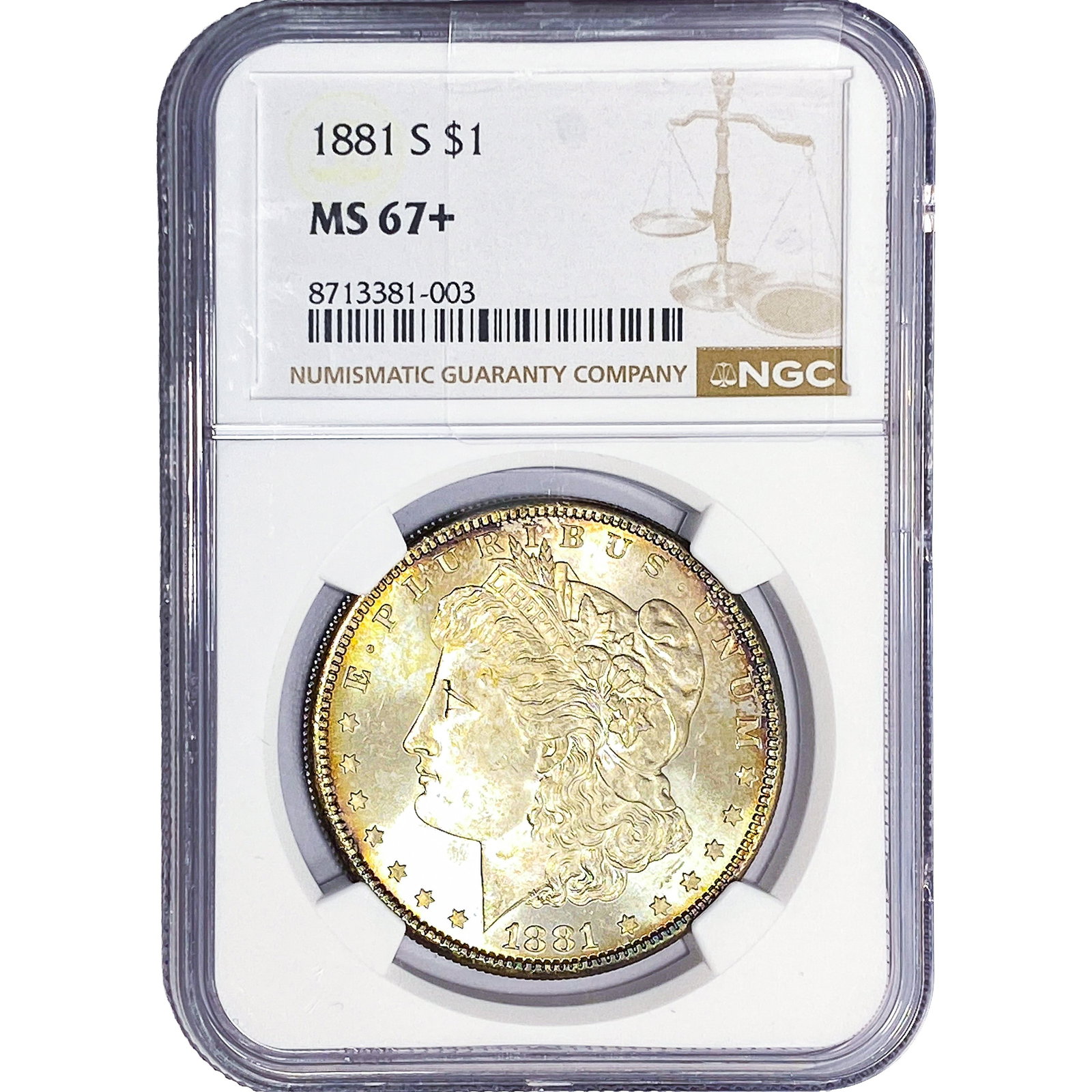 1881-S Morgan Silver Dollar NGC MS67+ (1 of 4)