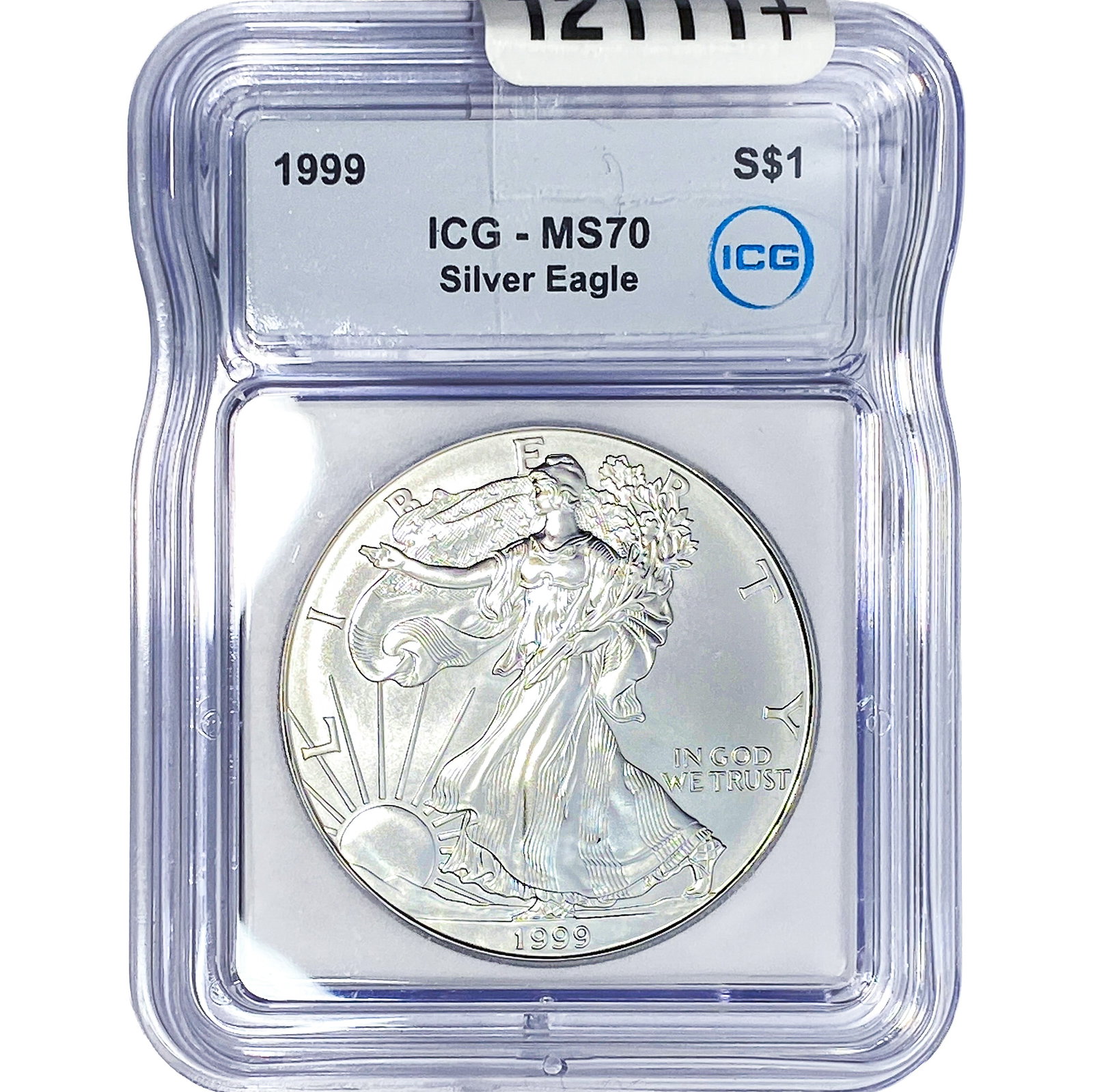 1999 Silver Eagle ICG MS70: 1999 Silver Eagle ICG MS70