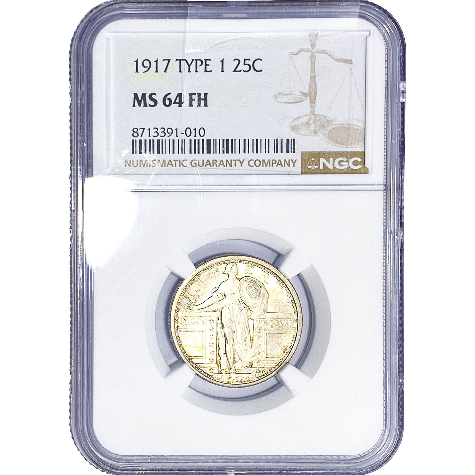 1917 Standing Liberty Quarter NGC MS64 FH Type 1 (1 of 4)