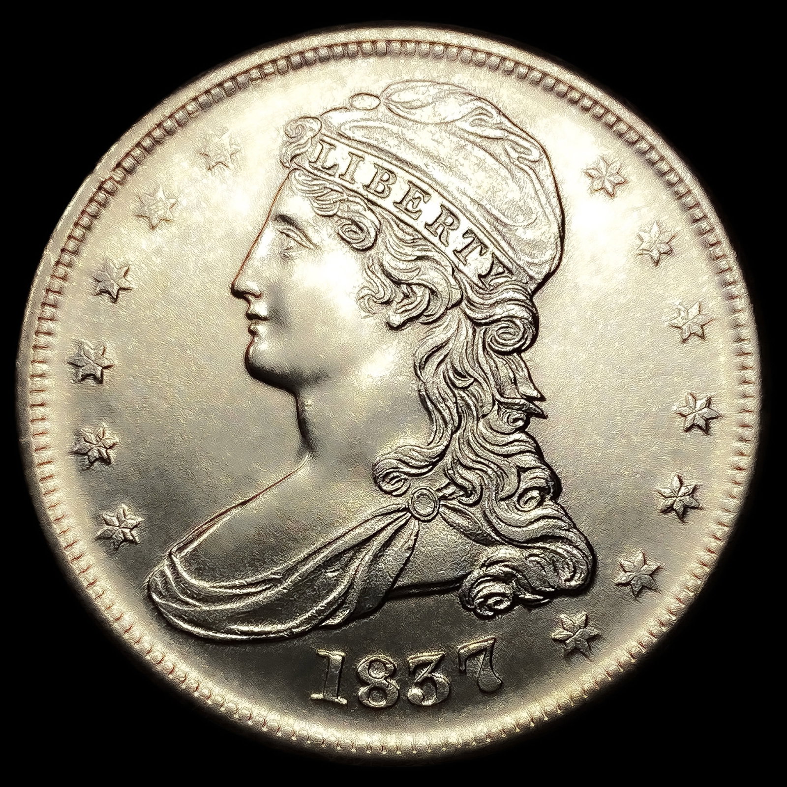 1837 Capped Bust Half Dollar (1 of 2)