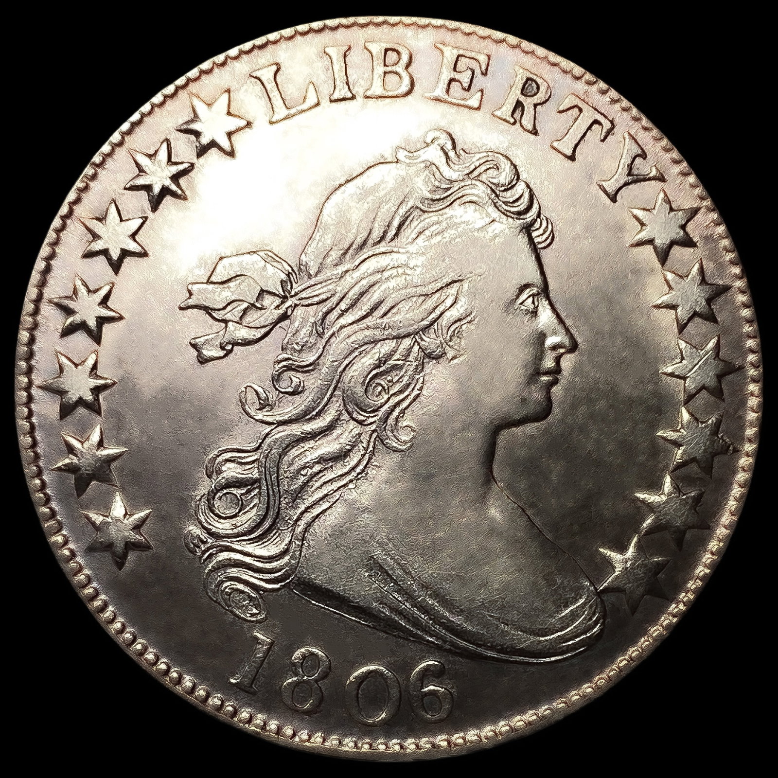 1806/5 Draped Bust Half Dollar (1 of 2)