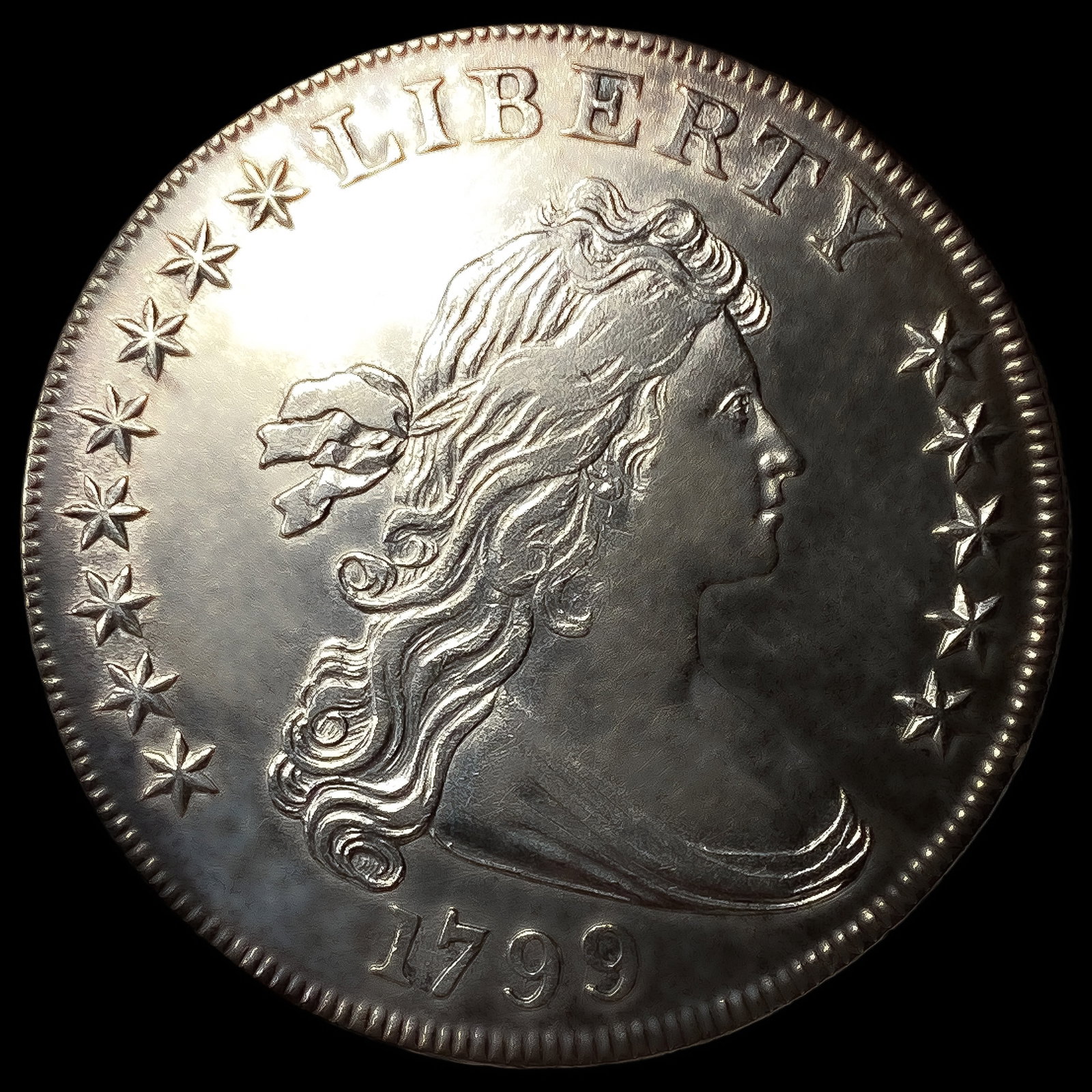 1799 Draped Bust Dollar (1 of 2)