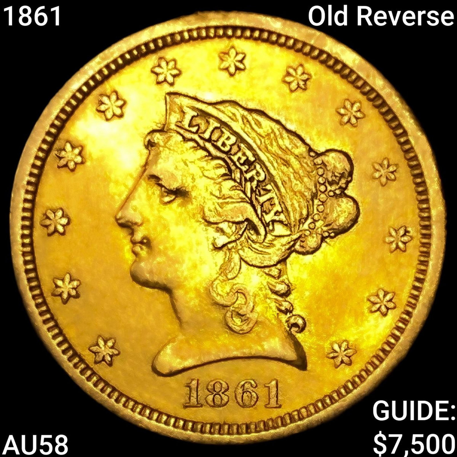 1861 $2.50 Gold Quarter Eagle (1 of 2)