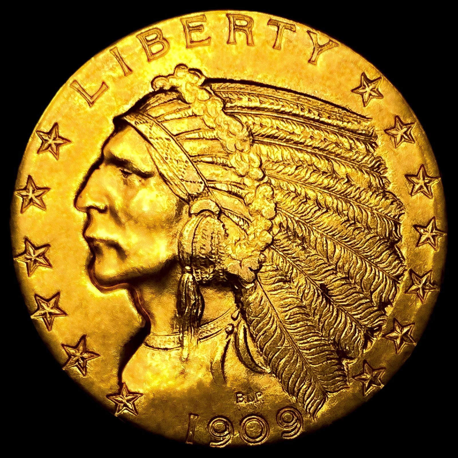 1909-D $5 Gold Half Eagle: 1909-D $5 Gold Half Eagle