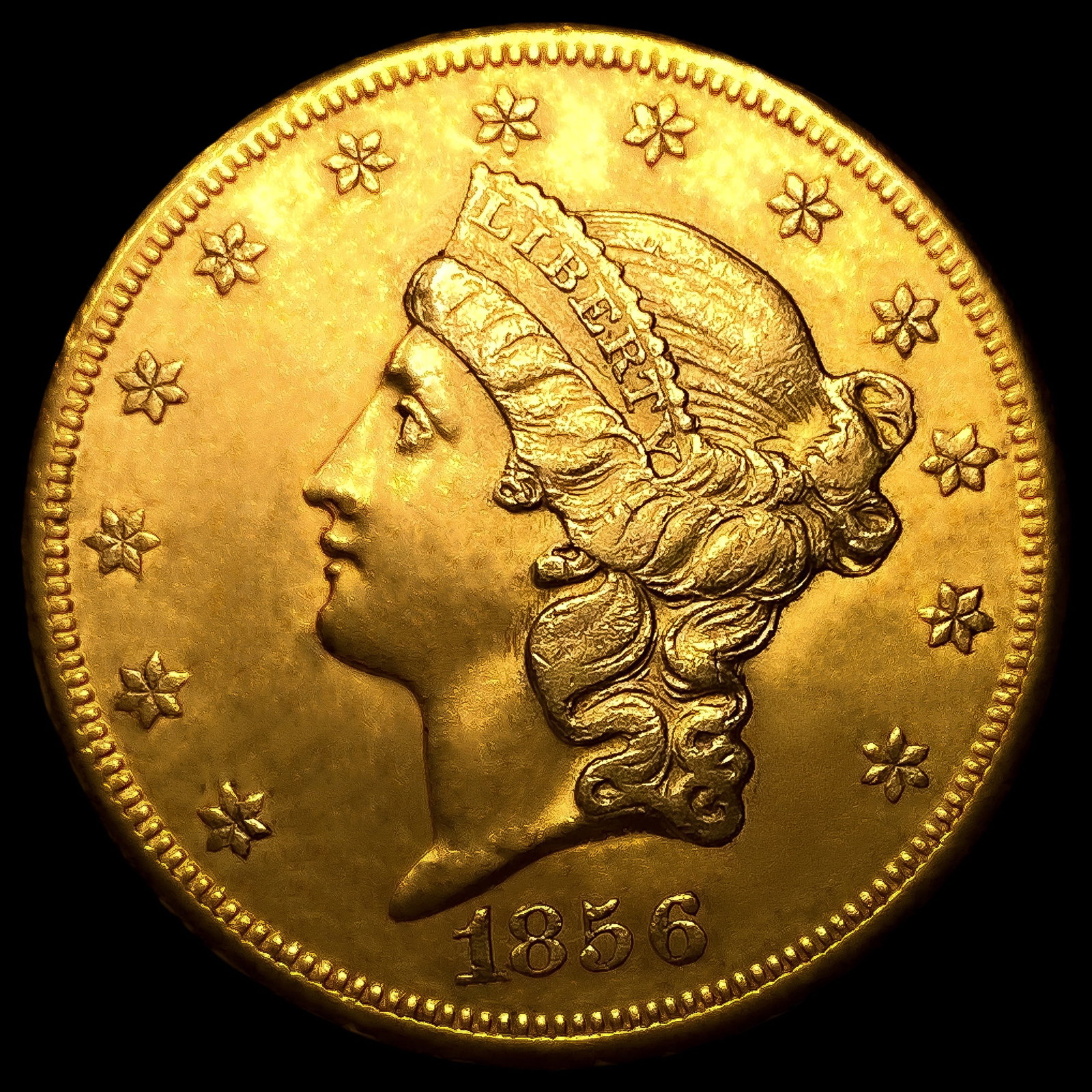 1856 $20 Gold Double Eagle (1 of 2)