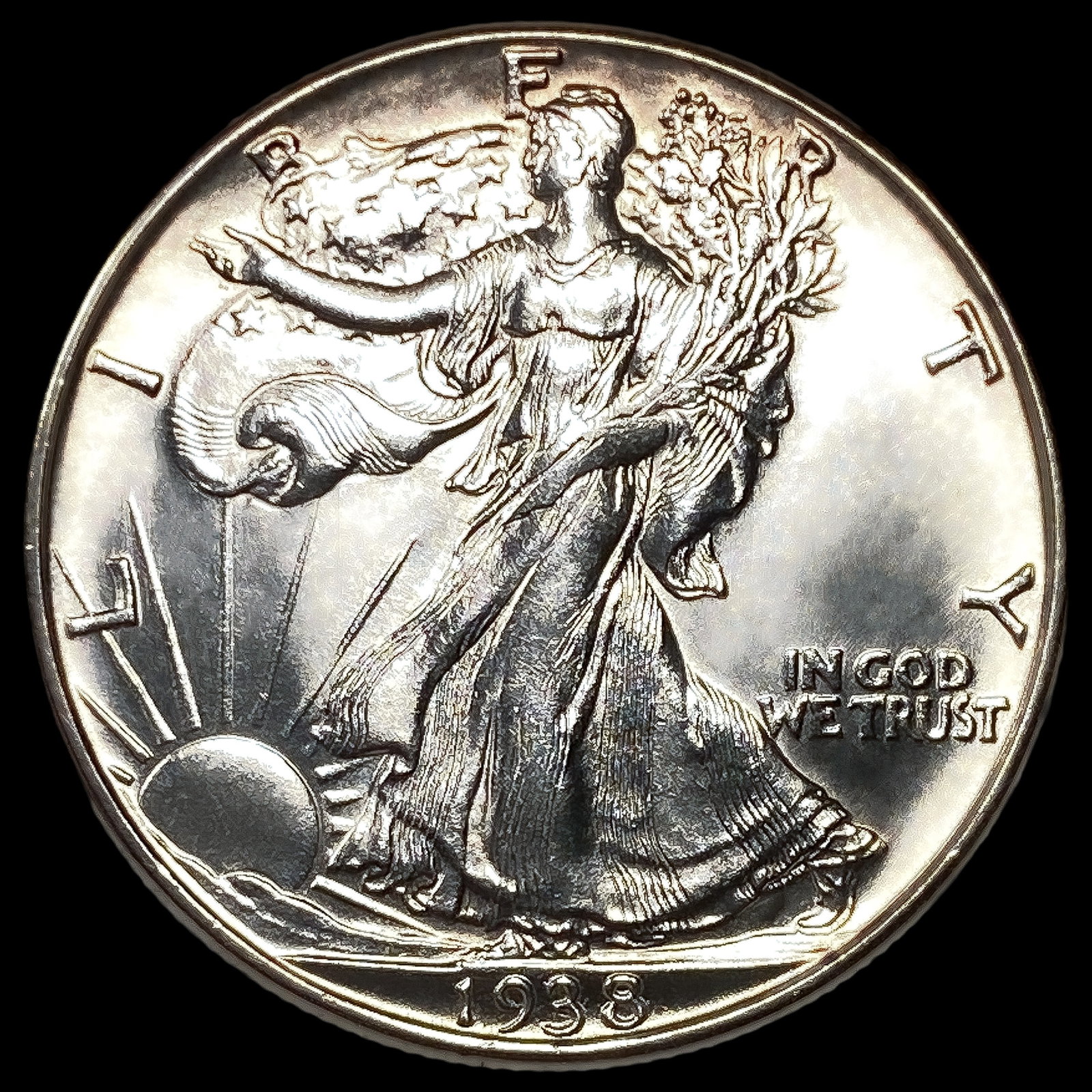 1938-D Walking Liberty Half Dollar (1 of 2)