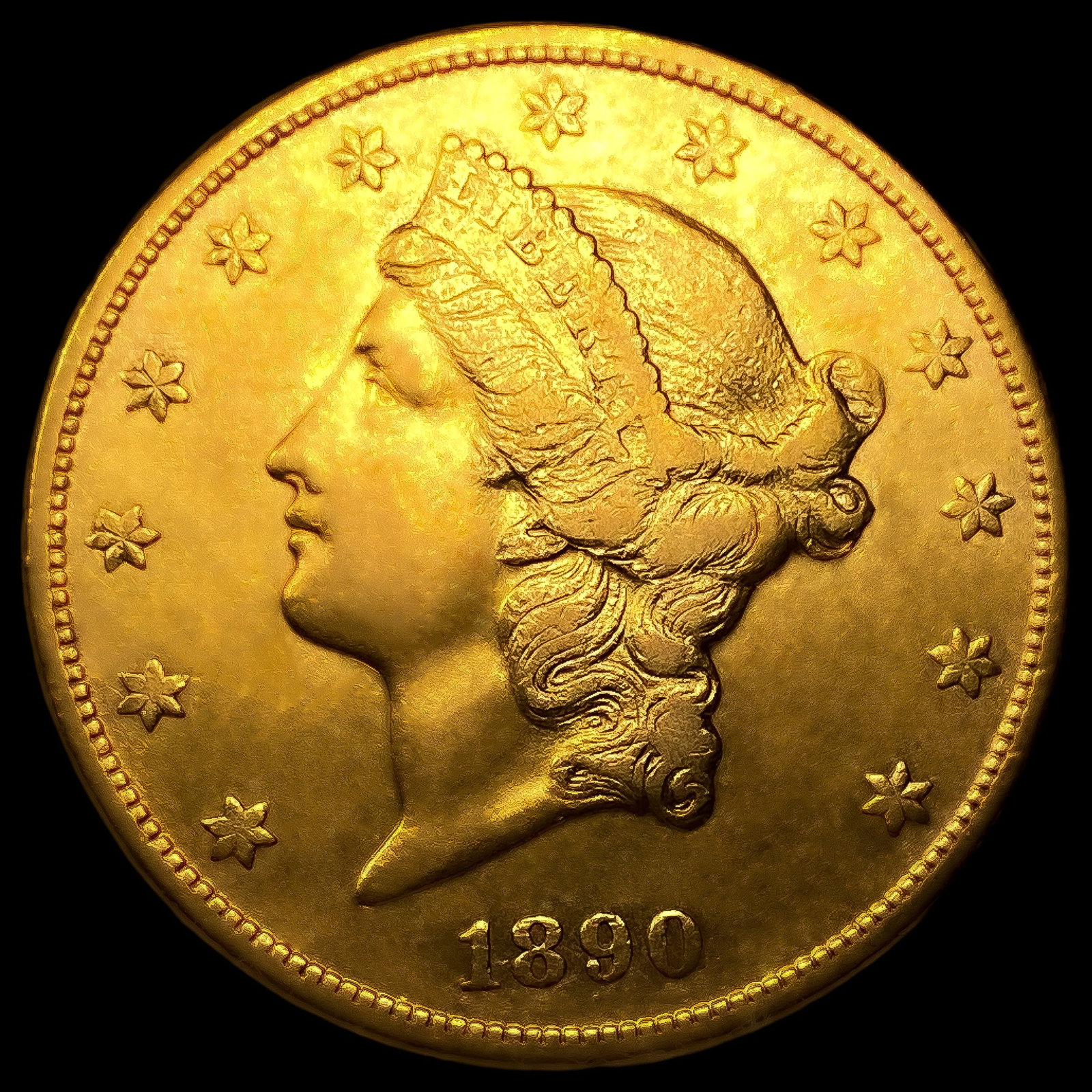 1890-CC $20 Gold Double Eagle (1 of 2)