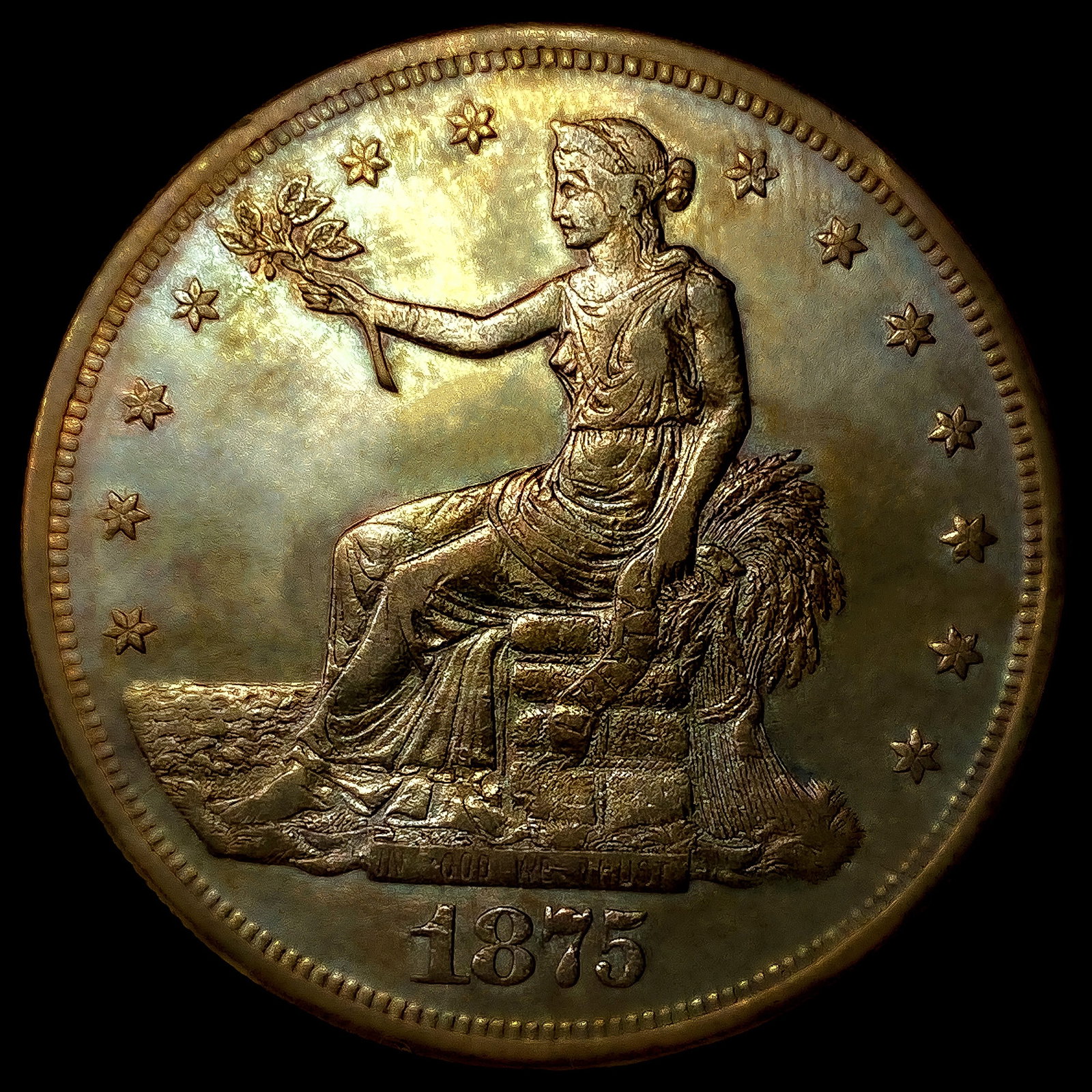 1875-CC Silver Trade Dollar (1 of 2)