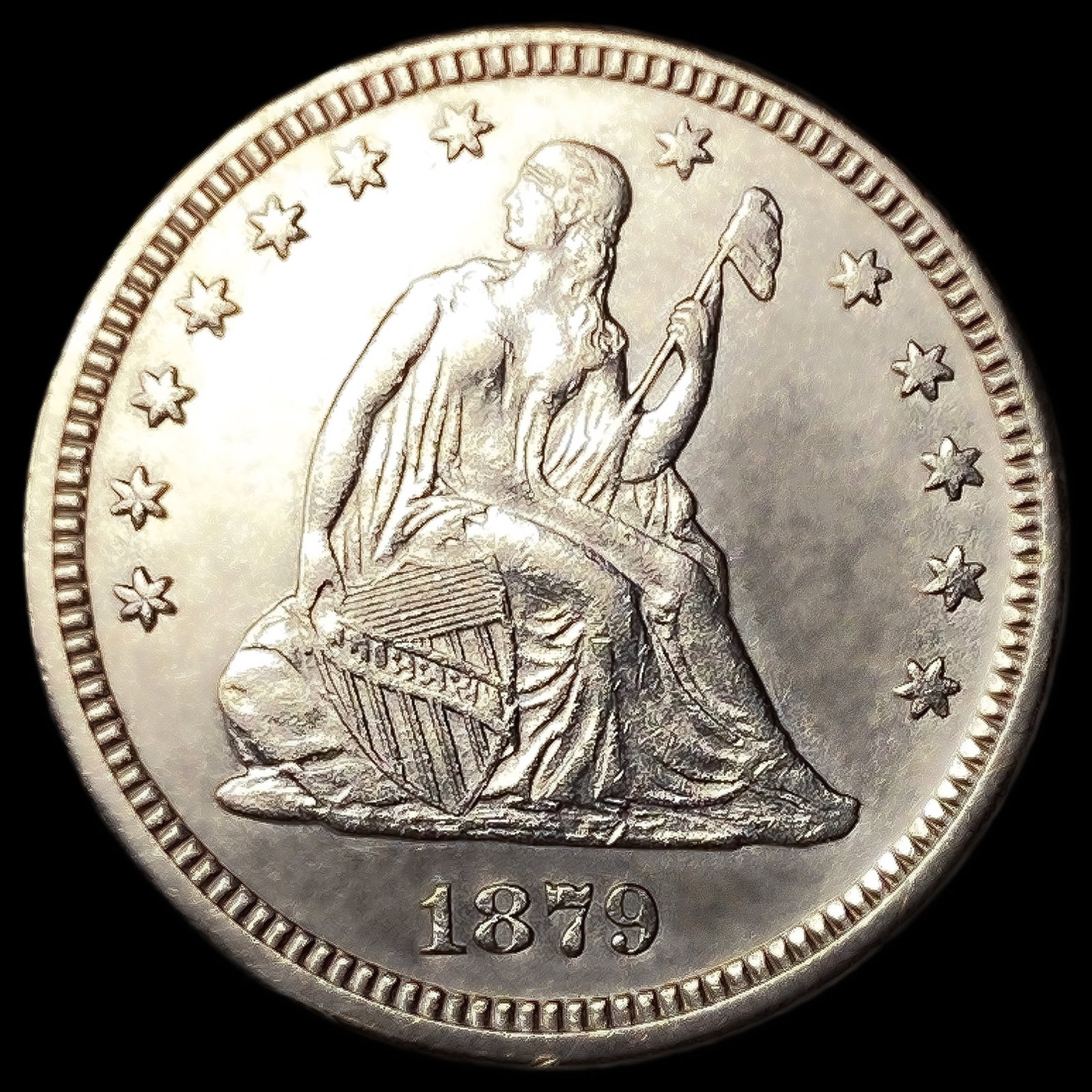 1879 Seated Liberty Quarter: 1879 Seated Liberty Quarter