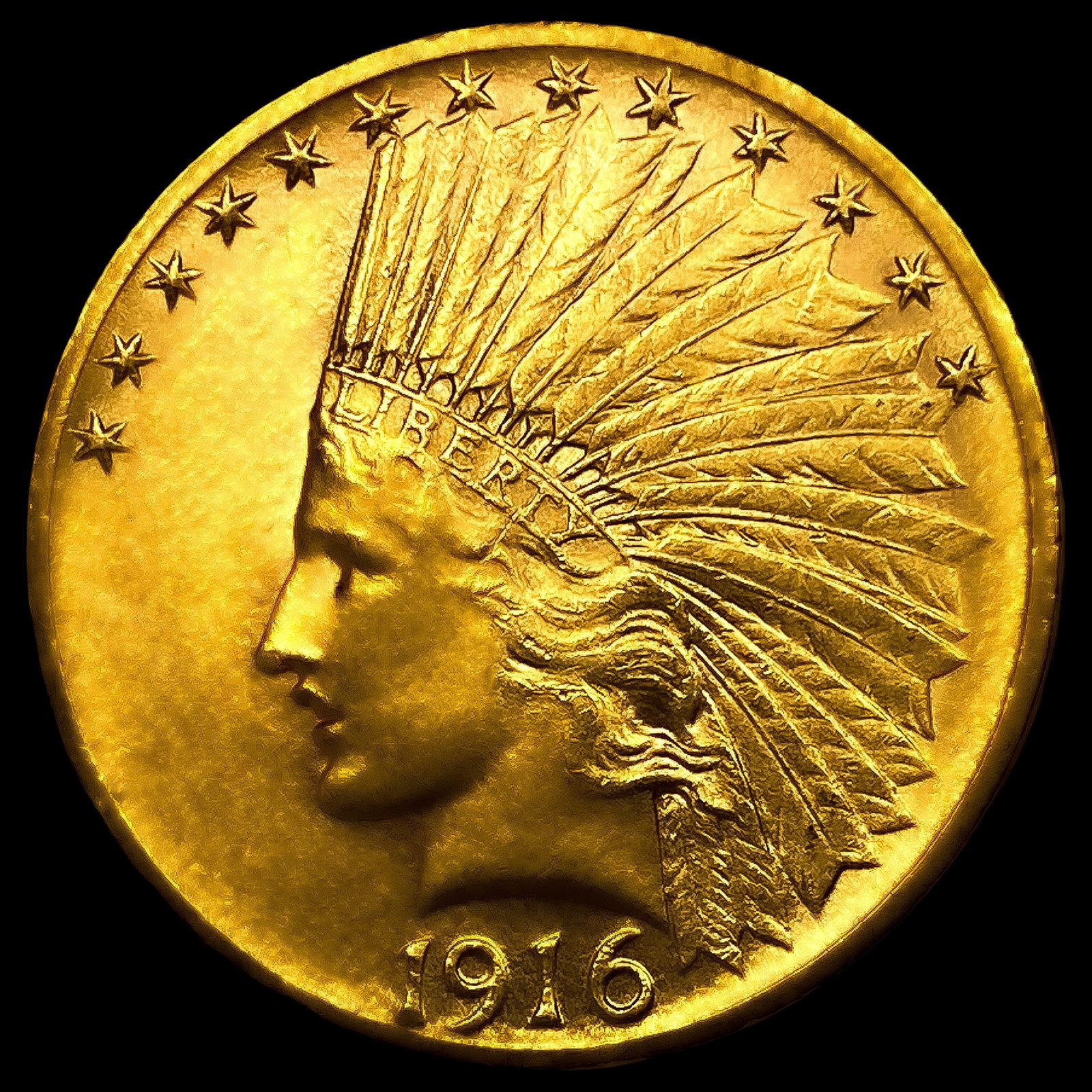 1916-S $10 Gold Eagle (1 of 2)