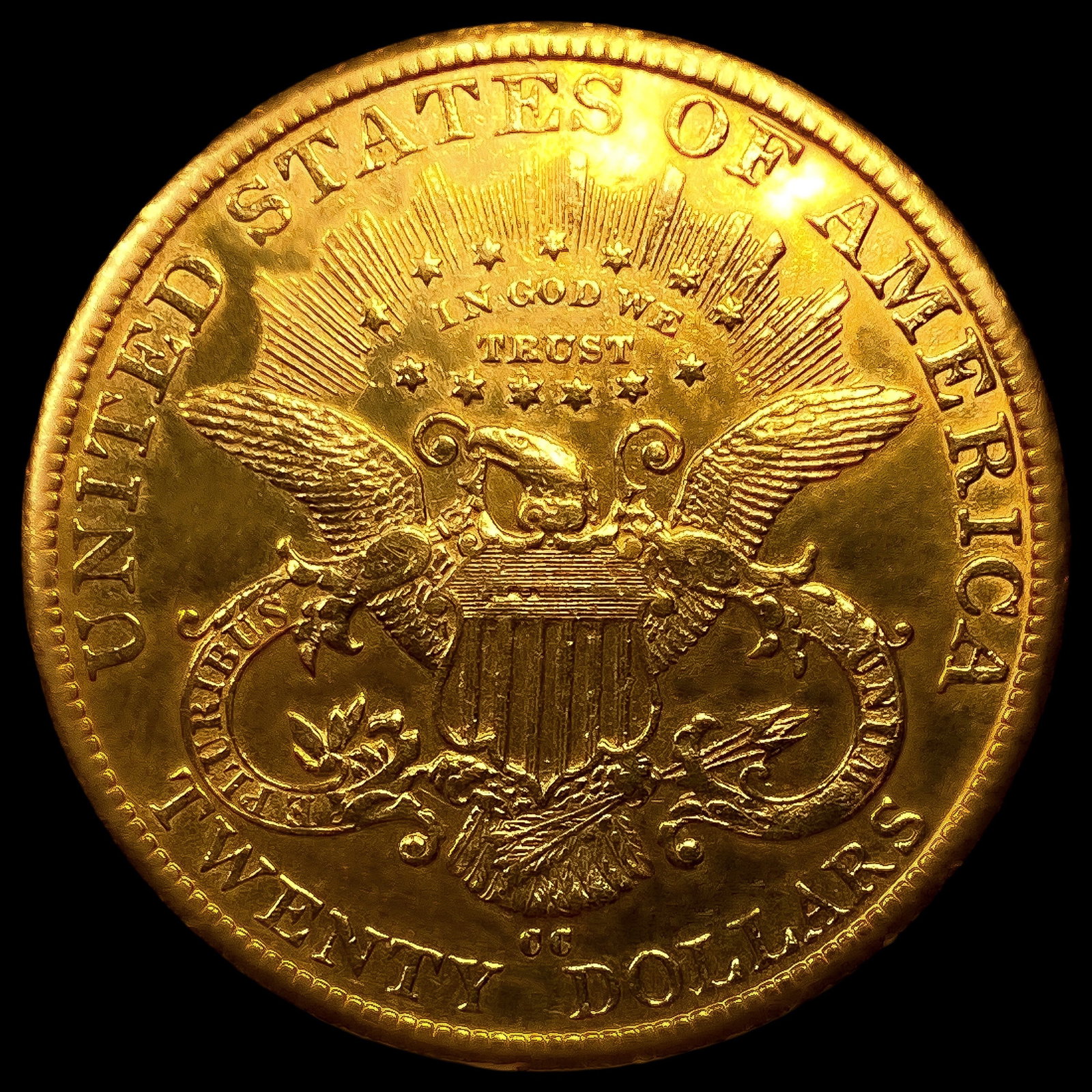 1883-CC $20 Gold Double Eagle UNCIRCULATED - 2