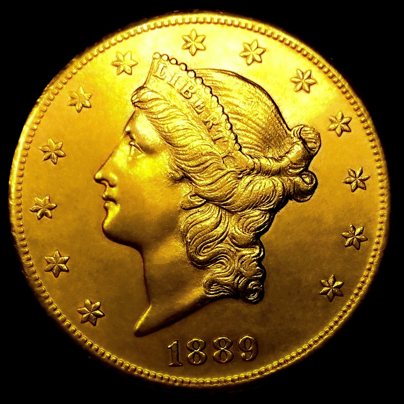 1889-CC $20 Gold Double Eagle (1 of 2)
