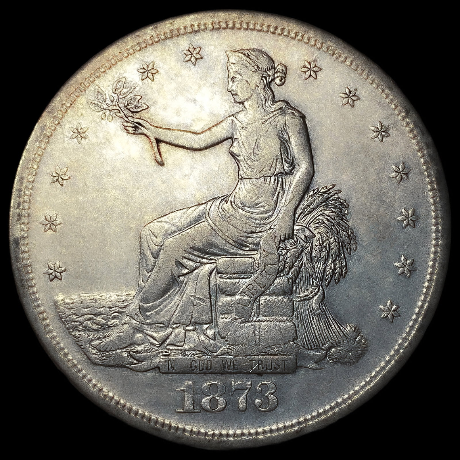 1873-S Silver Trade Dollar: 1873-S Silver Trade Dollar