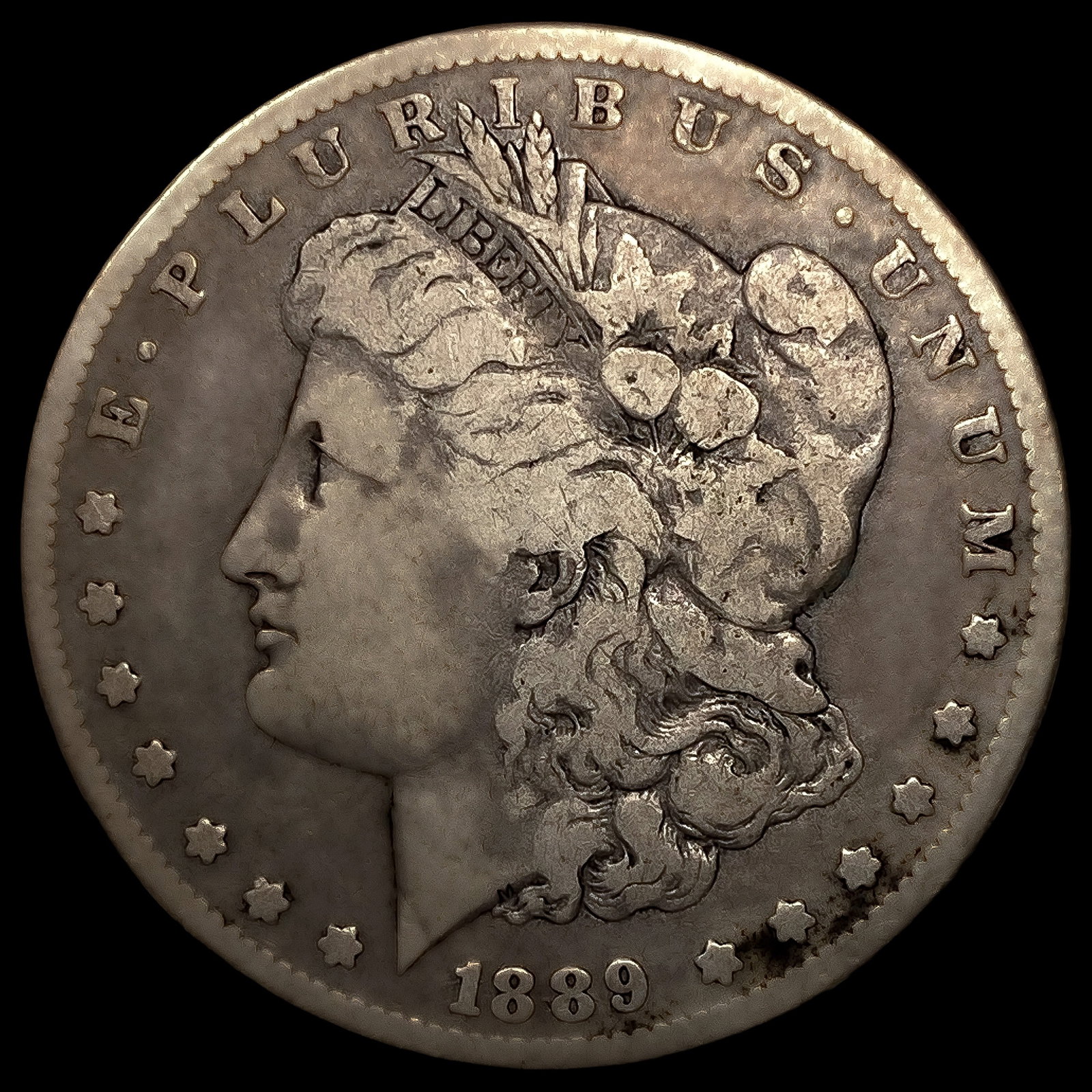 1889-CC Morgan Silver Dollar (1 of 2)