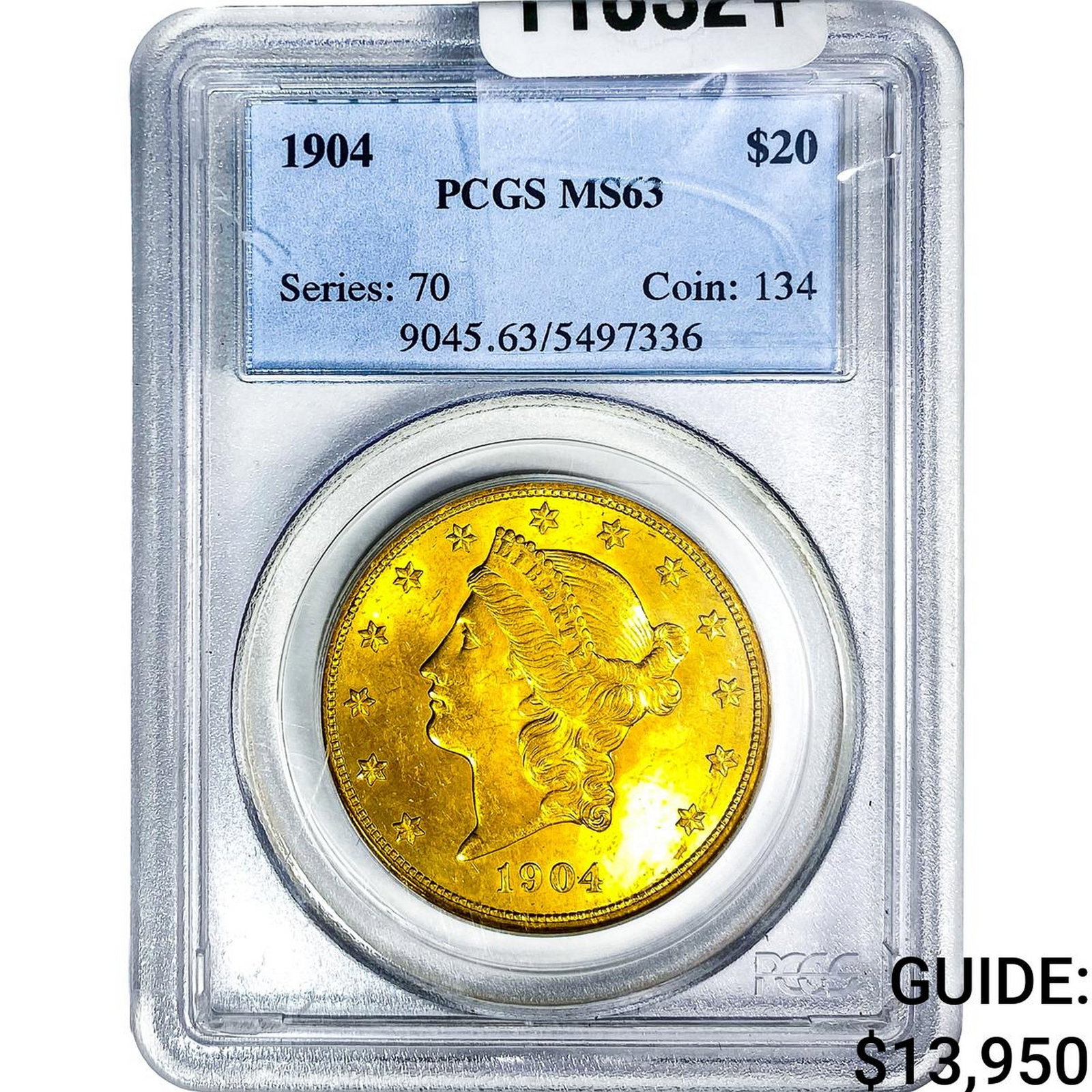 1904 $20 Gold Double Eagle PCGS MS63 (1 of 4)
