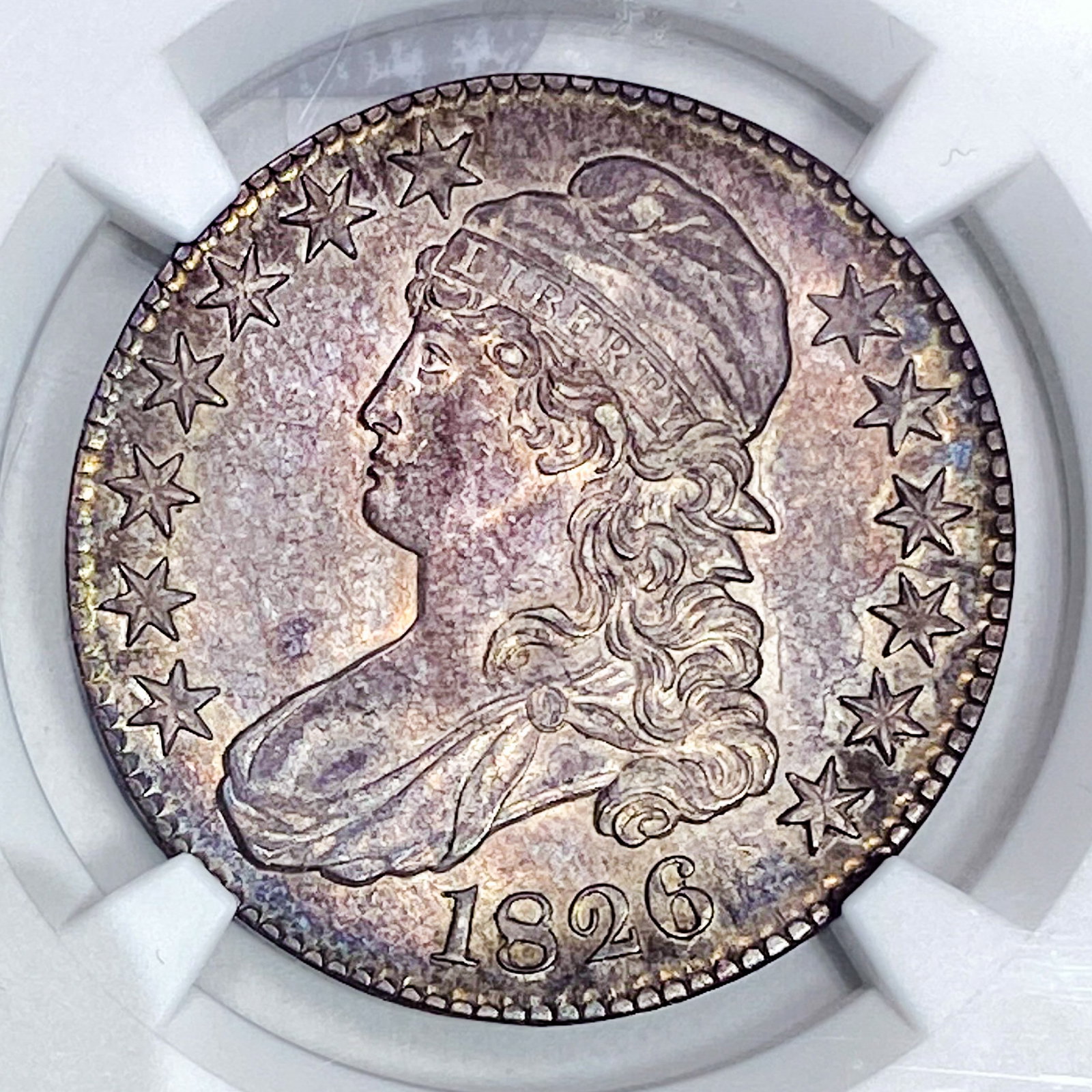 1826 Capped Bust Half Dollar NGC MS61 - 3