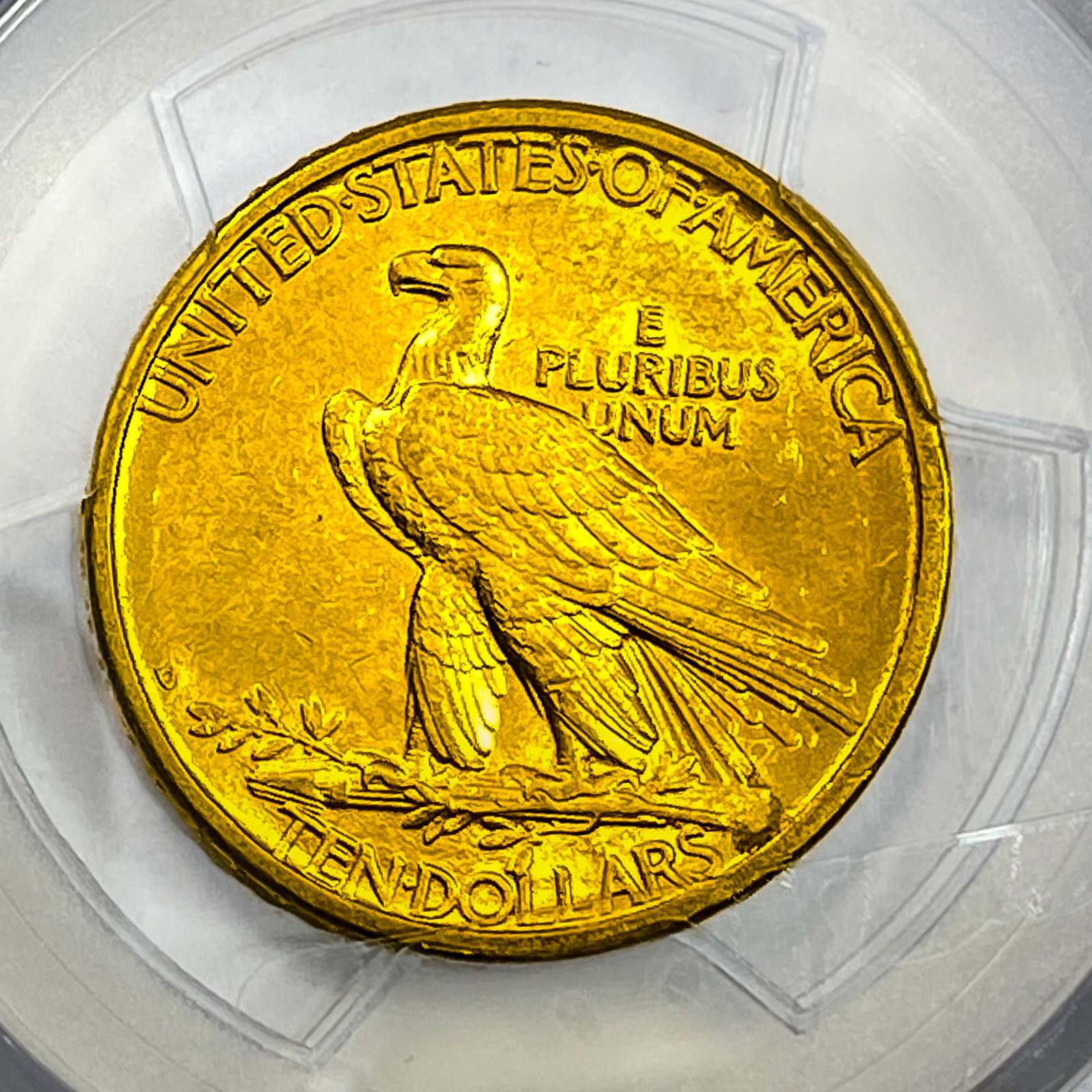 1908-D $10 Gold Eagle PCGS MS62 - 4