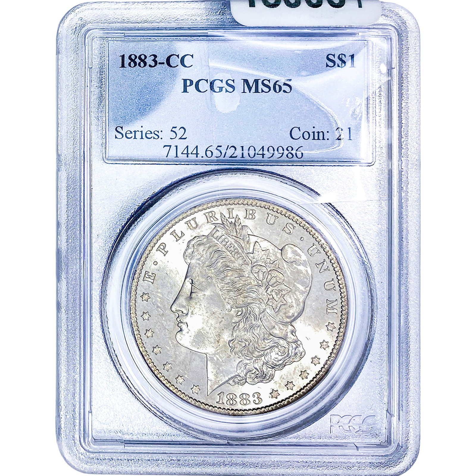 1883-CC $10 Gold Eagle PCGS MS65: 1883-CC $10 Gold Eagle PCGS MS65