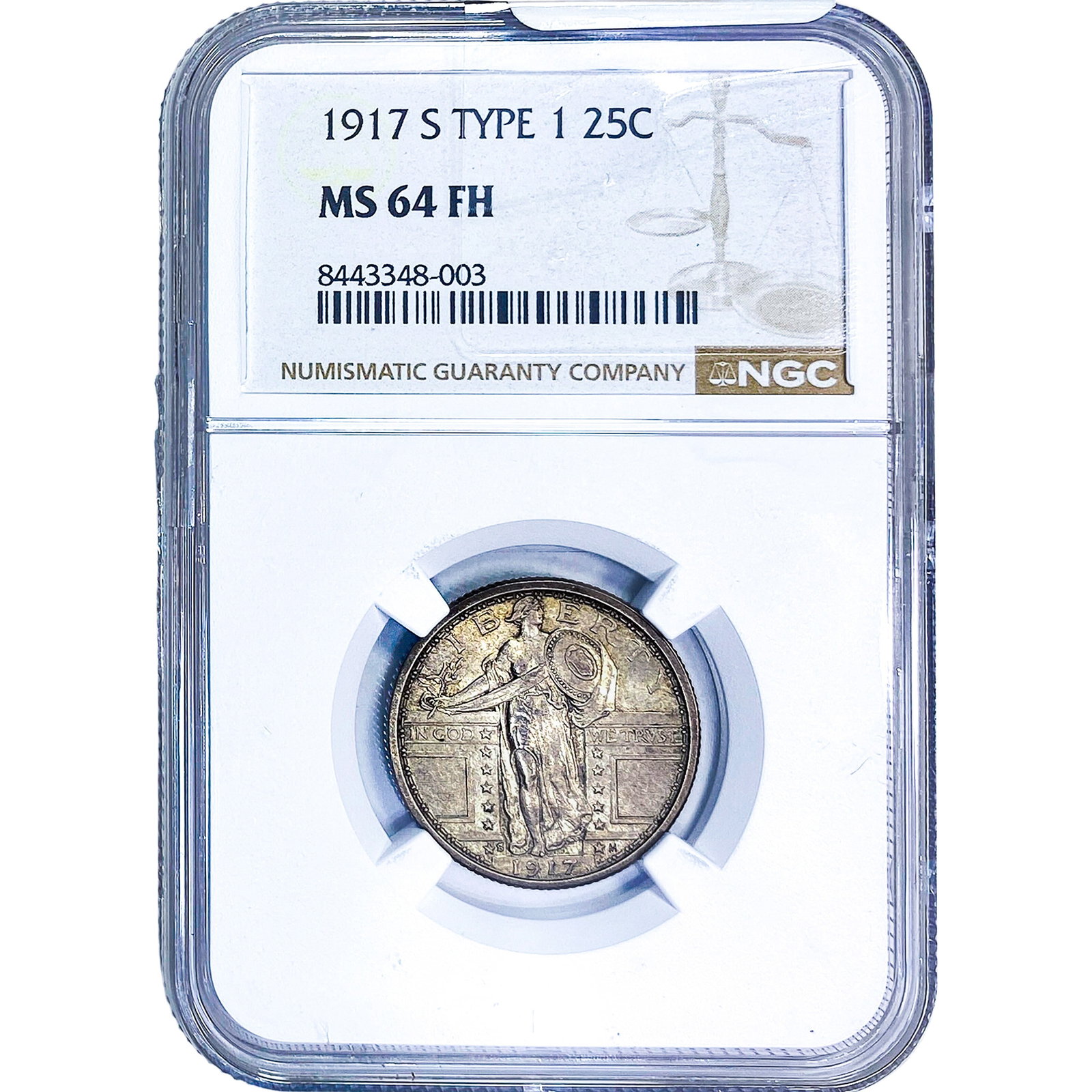 1917-S Standing Liberty Quarter NGC MS64 FH (1 of 4)
