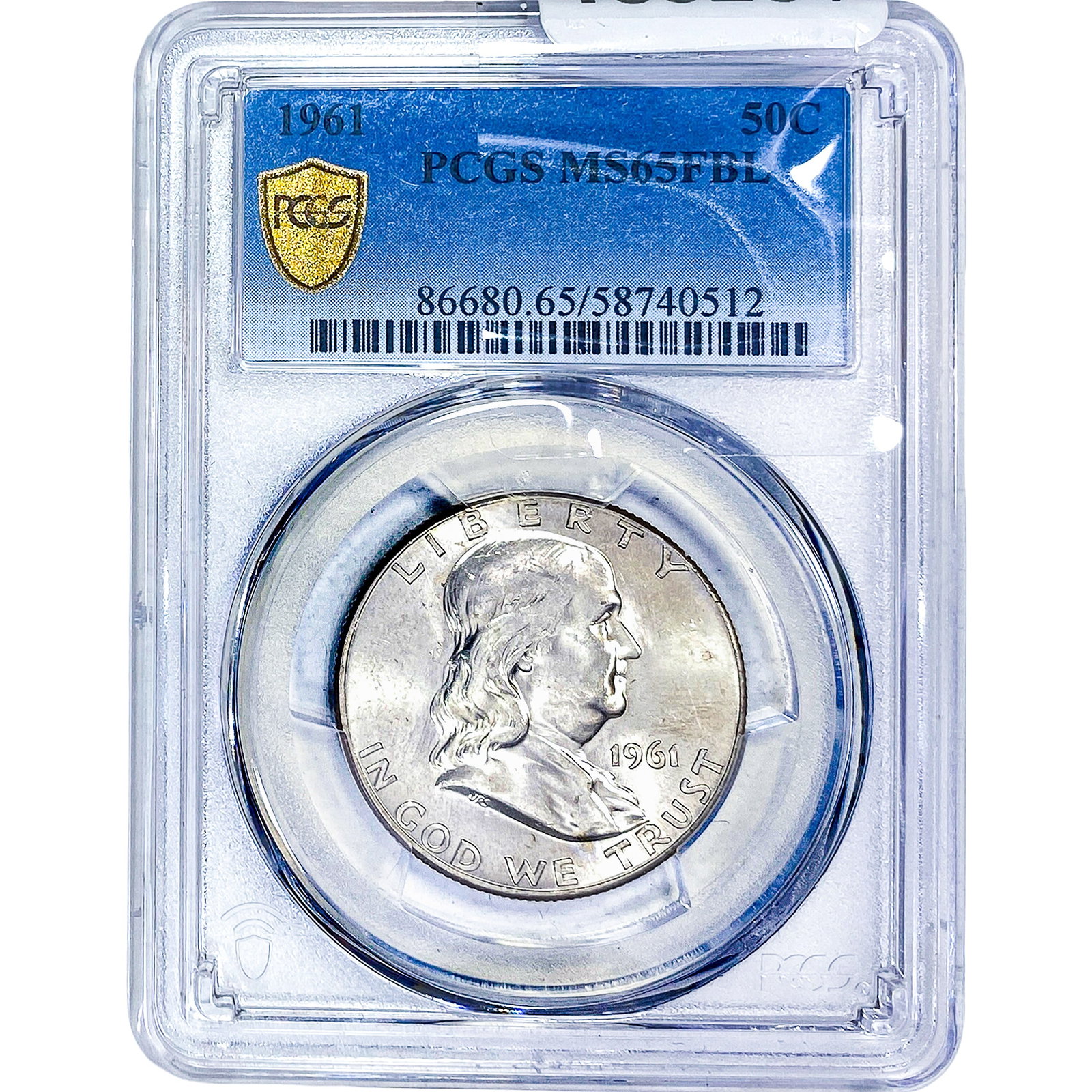 1961 Franklin Half Dollar PCGS MS65 FBL (1 of 4)