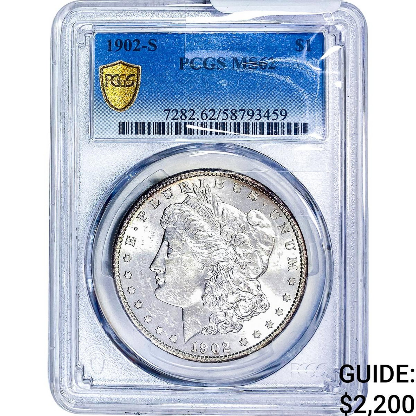 1902-S Morgan Silver Dollar PCGS MS62 (1 of 4)