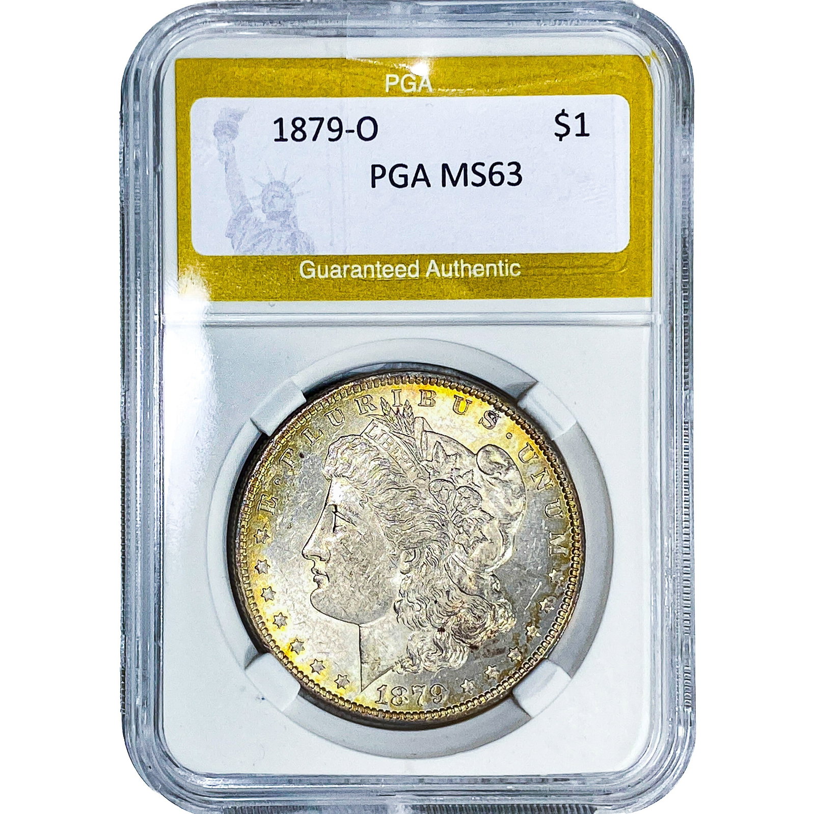 1879-O Morgan Silver Dollar PGA MS63: 1879-O Morgan Silver Dollar PGA MS63