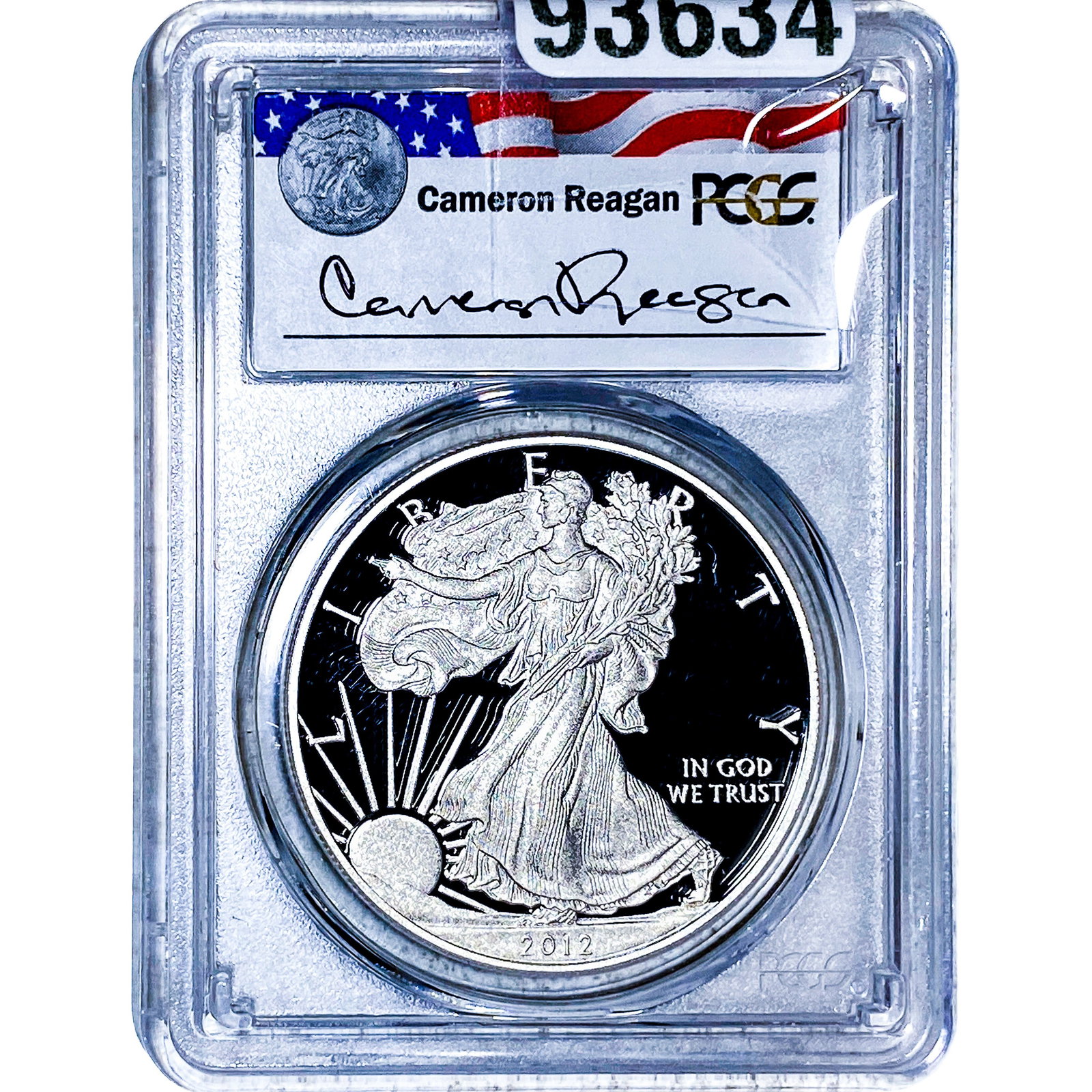 2013-W Silver Eagle PCGS PR69 DCAM: 2013-W Silver Eagle PCGS PR69 DCAM