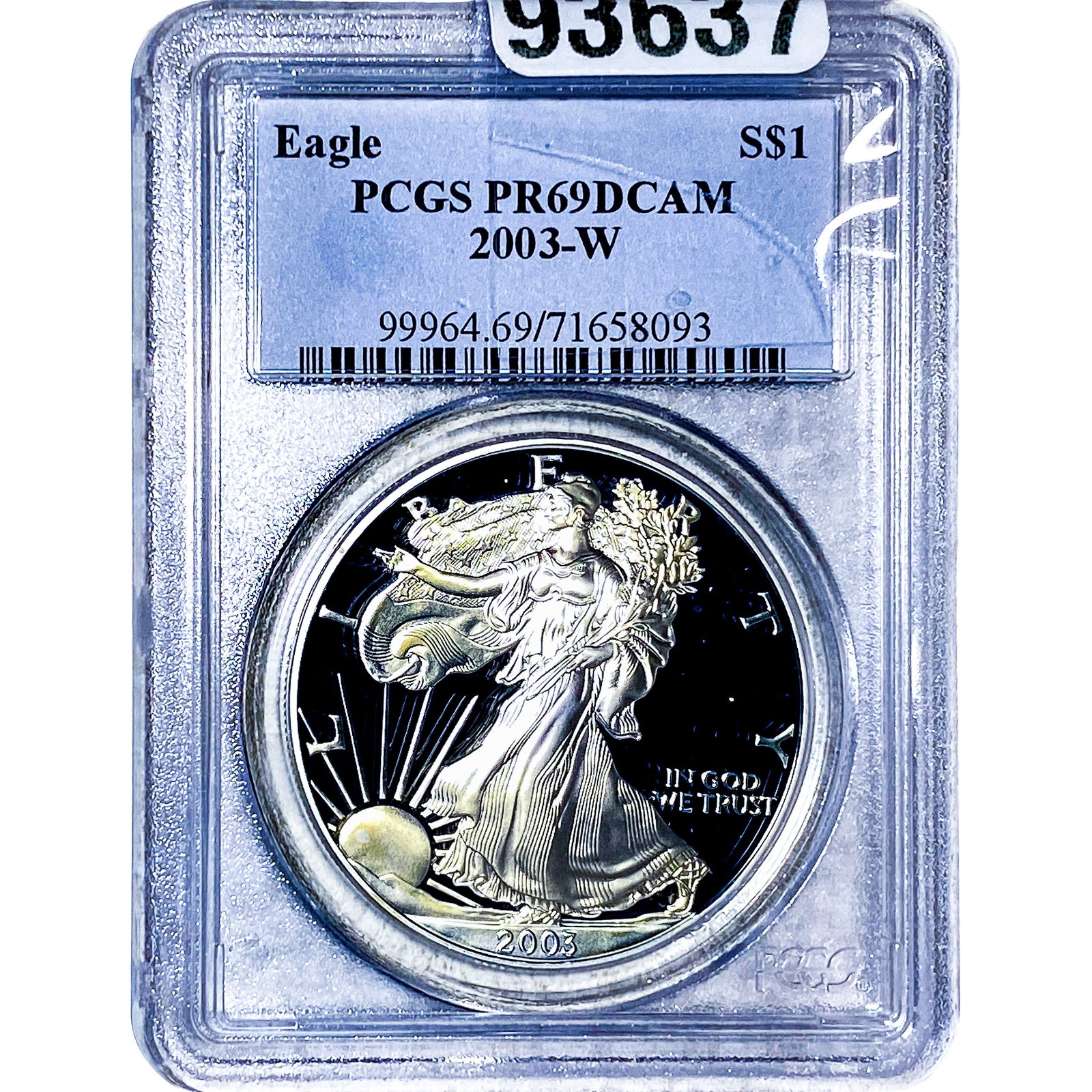 2003-W Silver Eagle PCGS PR69 DCAM (1 of 2)