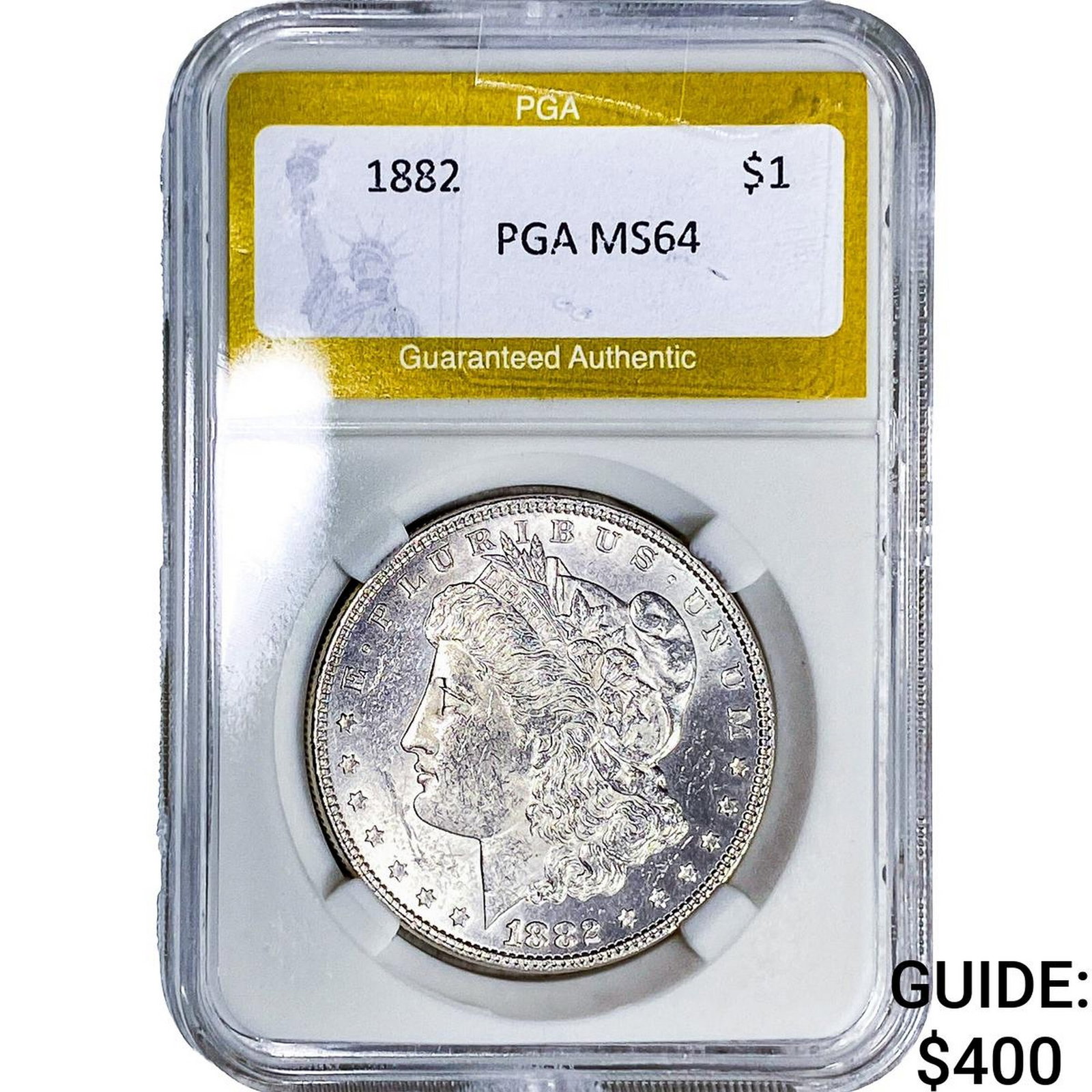 1882 Morgan Silver Dollar PGA MS64 (1 of 2)