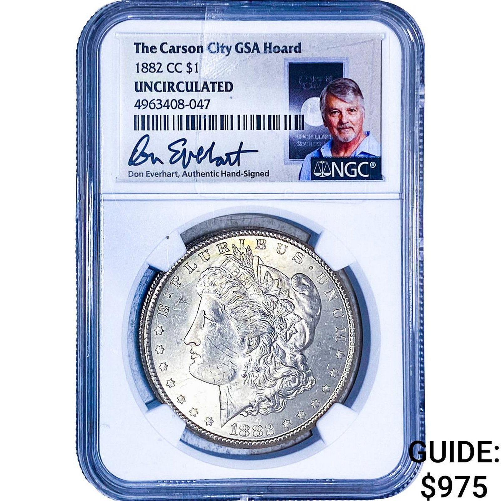 1882-CC Morgan Silver Dollar NGC UNC GSA Hoard (1 of 2)