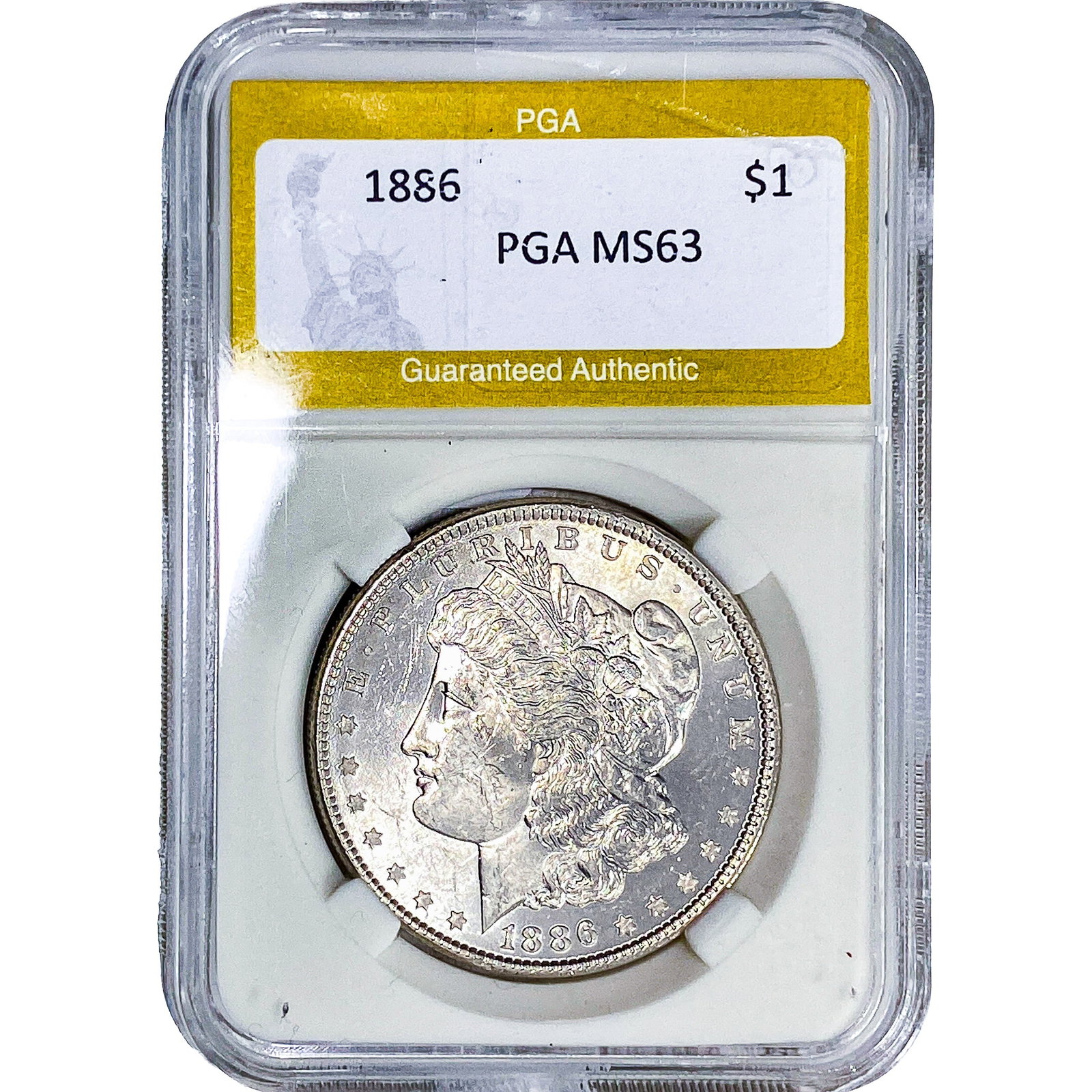 1886 Morgan Silver Dollar PGA MS63 (1 of 2)