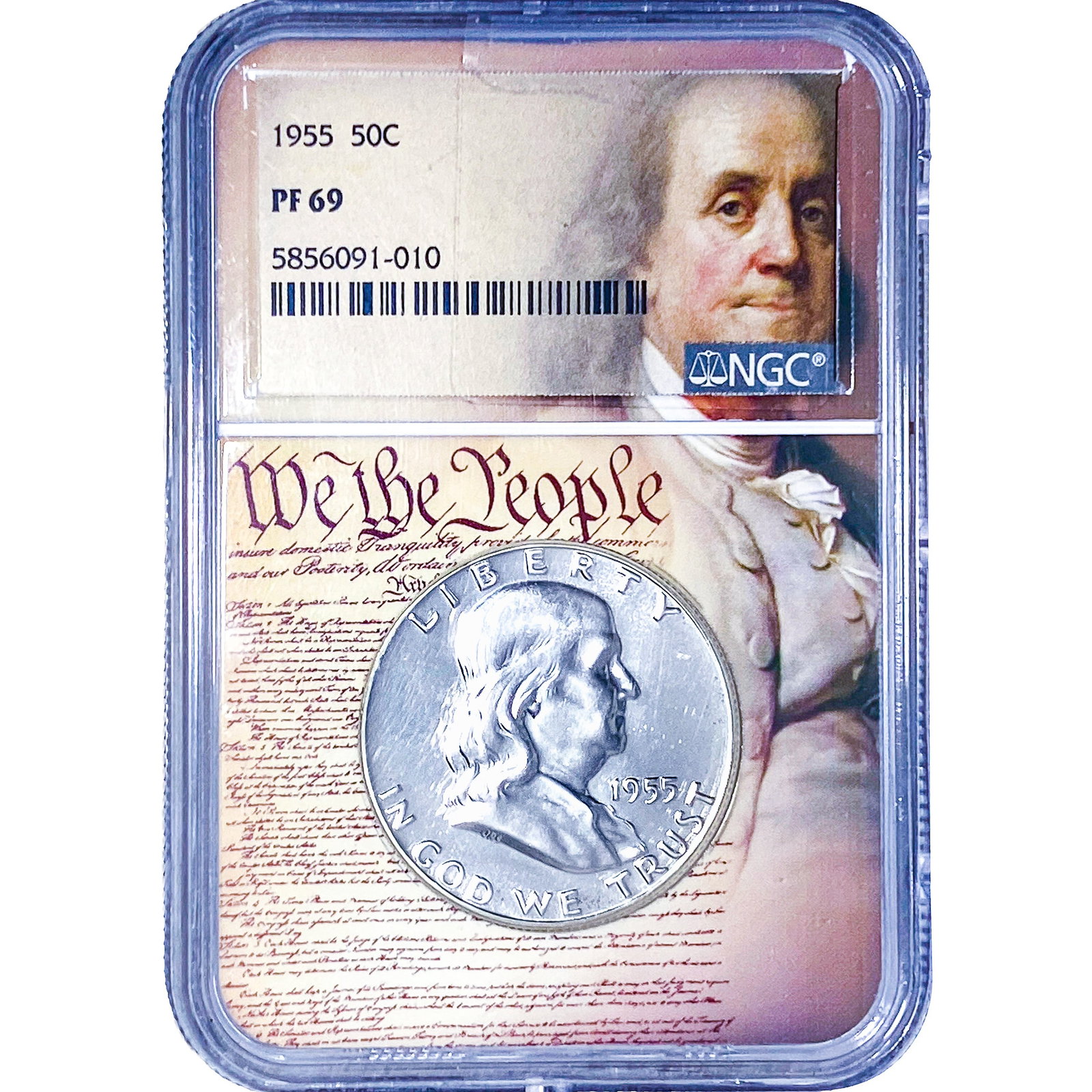 1955 Franklin Half Dollar NGC PF69 (1 of 2)
