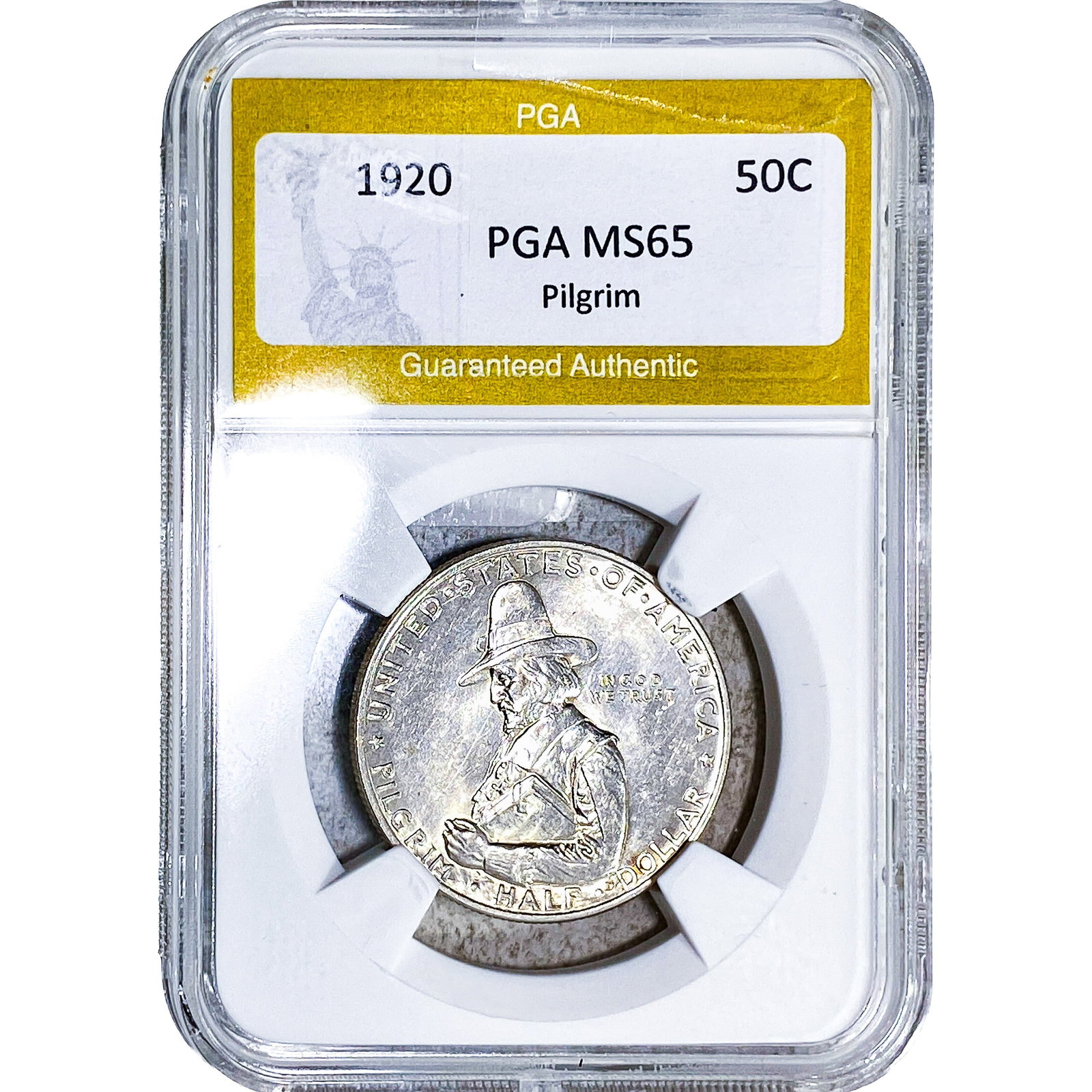 1920 Pilgrim Half Dollar PGA MS65 (1 of 2)