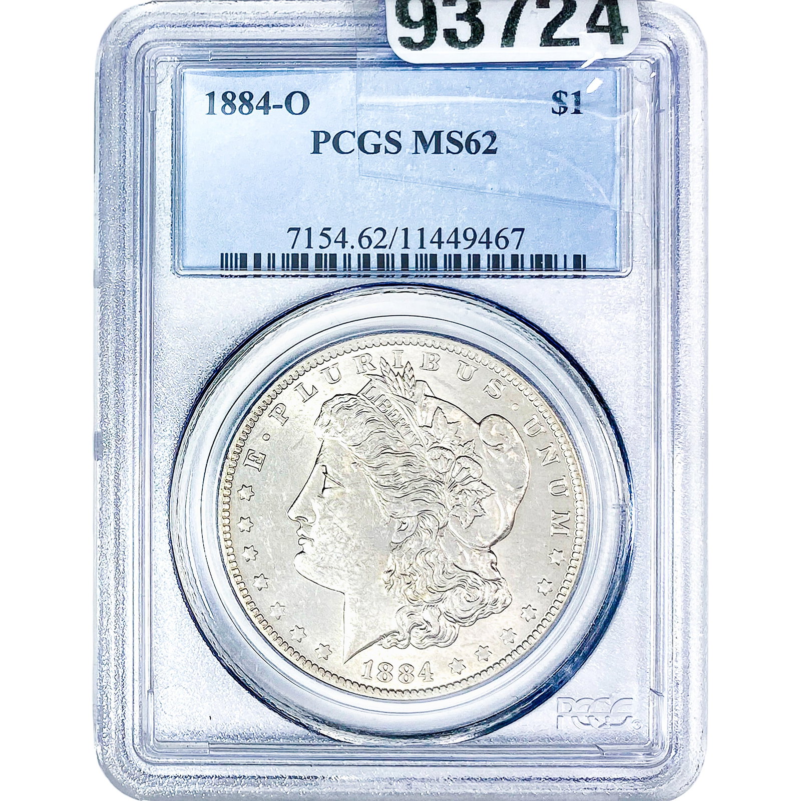 1884-O Morgan Silver Dollar PCGS MS62 (1 of 2)